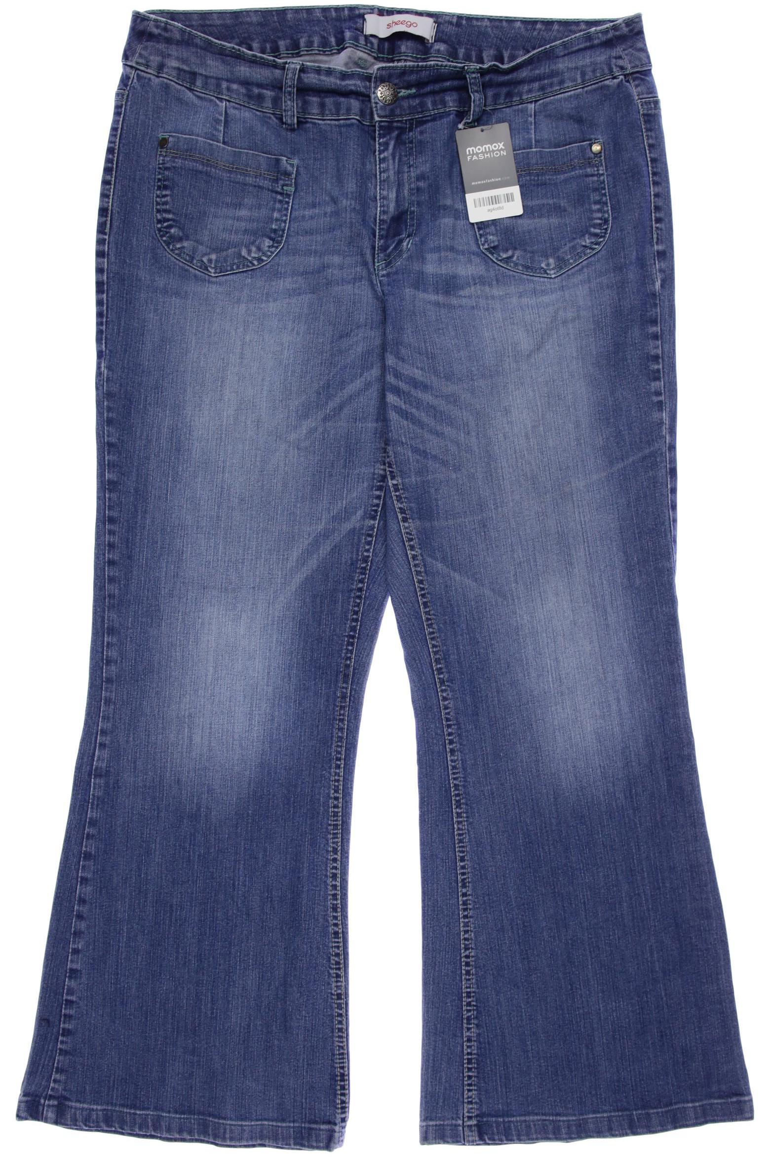 

sheego Damen Jeans, blau