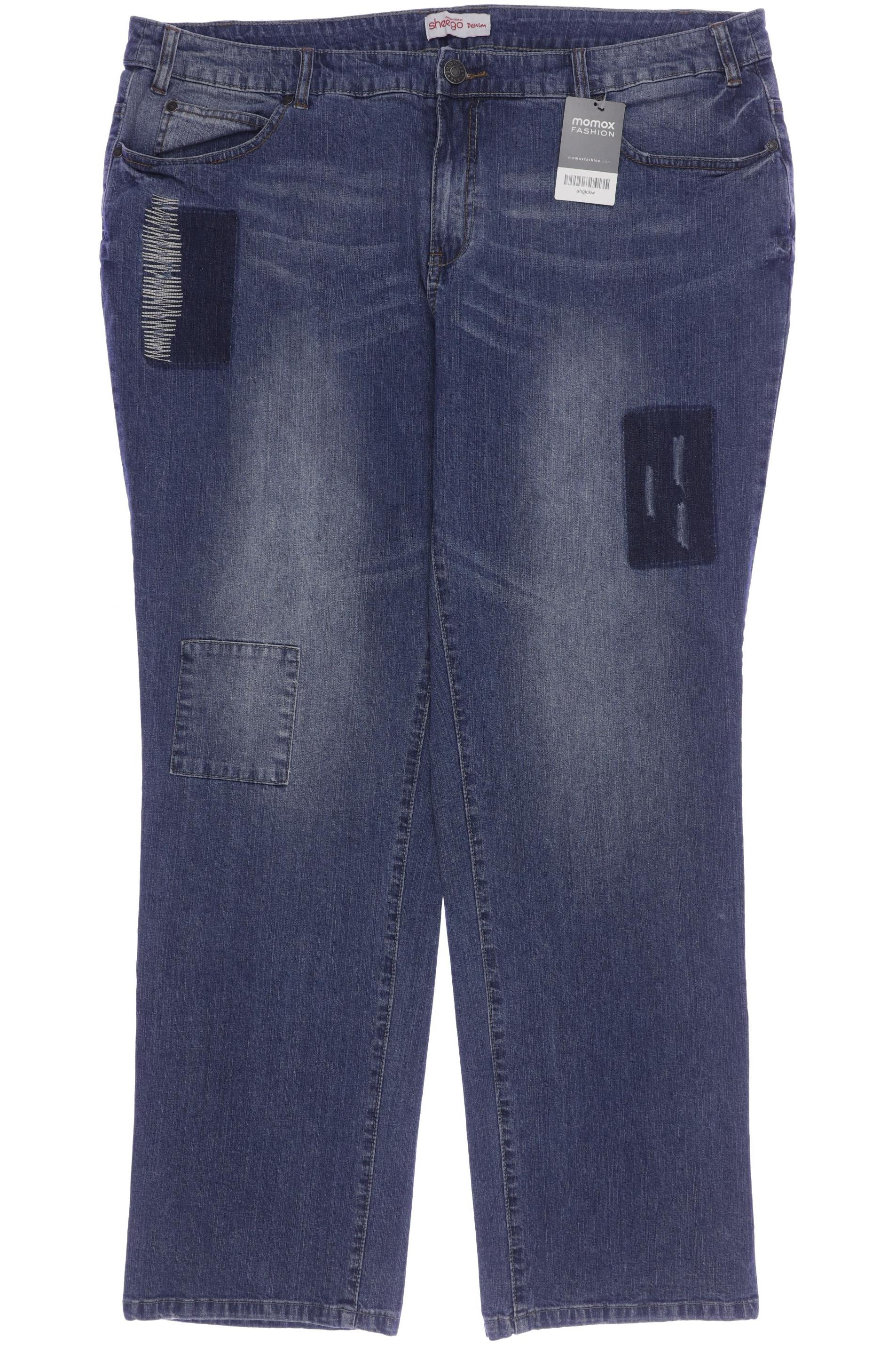 

sheego Damen Jeans, blau, Gr. 50