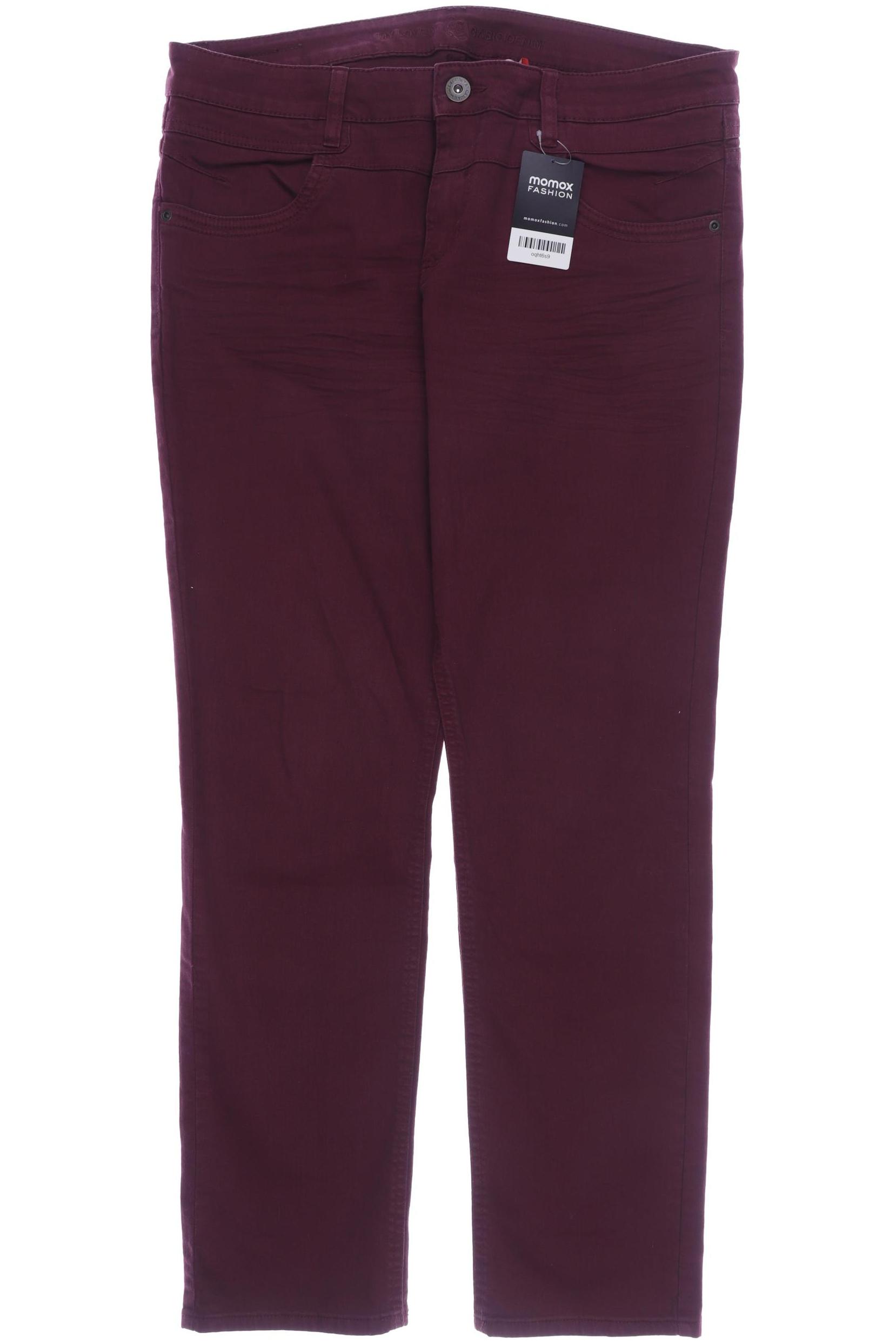 

sheego Damen Jeans, bordeaux