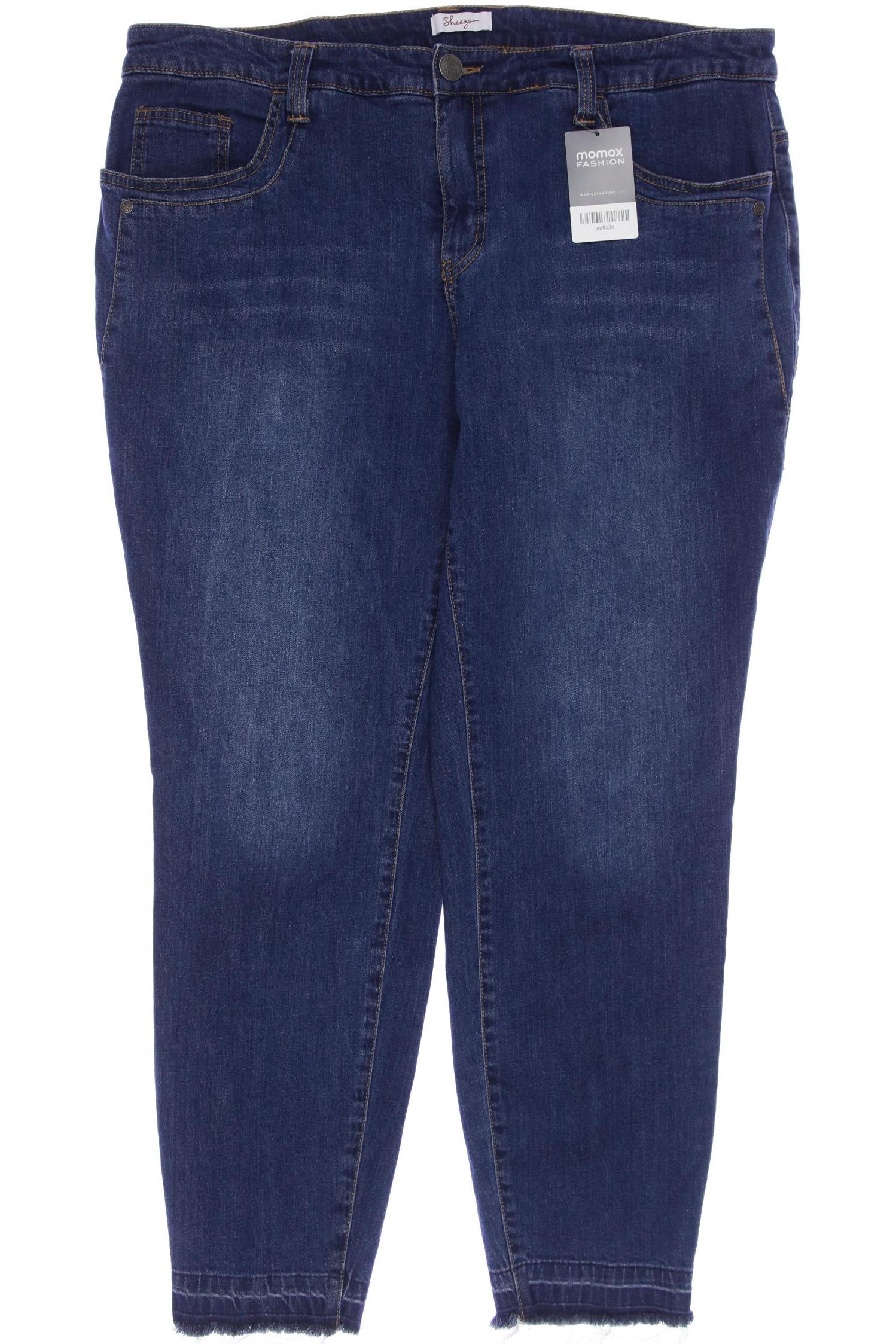 

sheego Damen Jeans, blau, Gr. 48