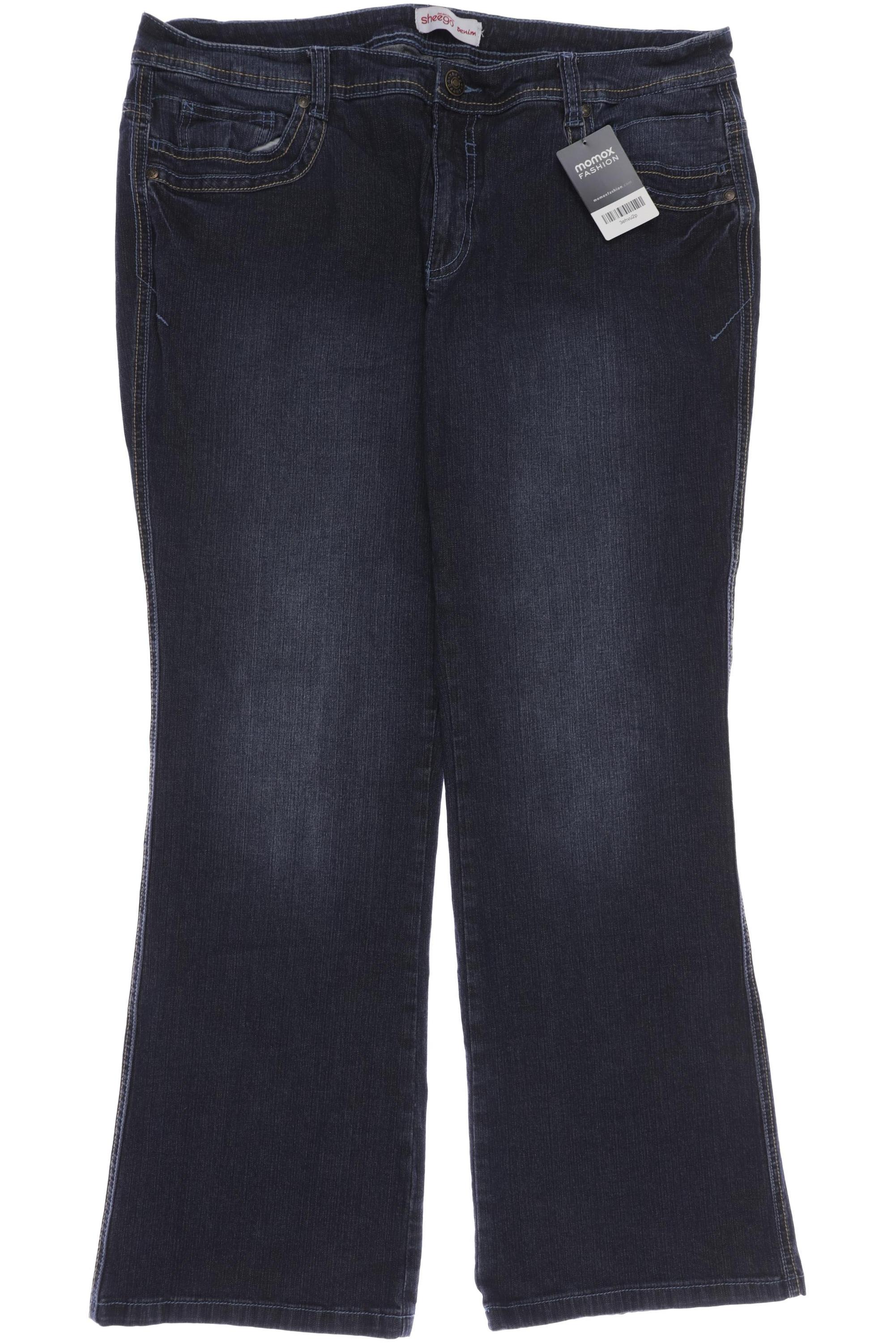 

sheego Damen Jeans, marineblau, Gr. 48