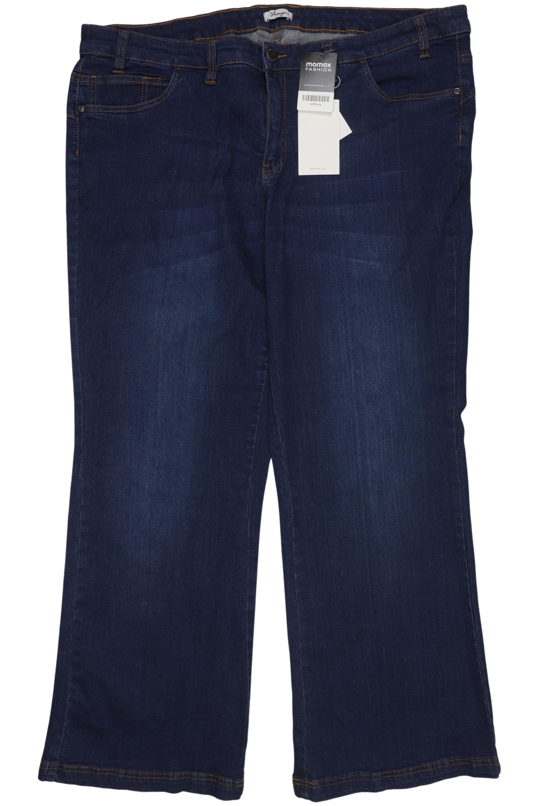 

sheego Damen Jeans, marineblau, Gr. 52