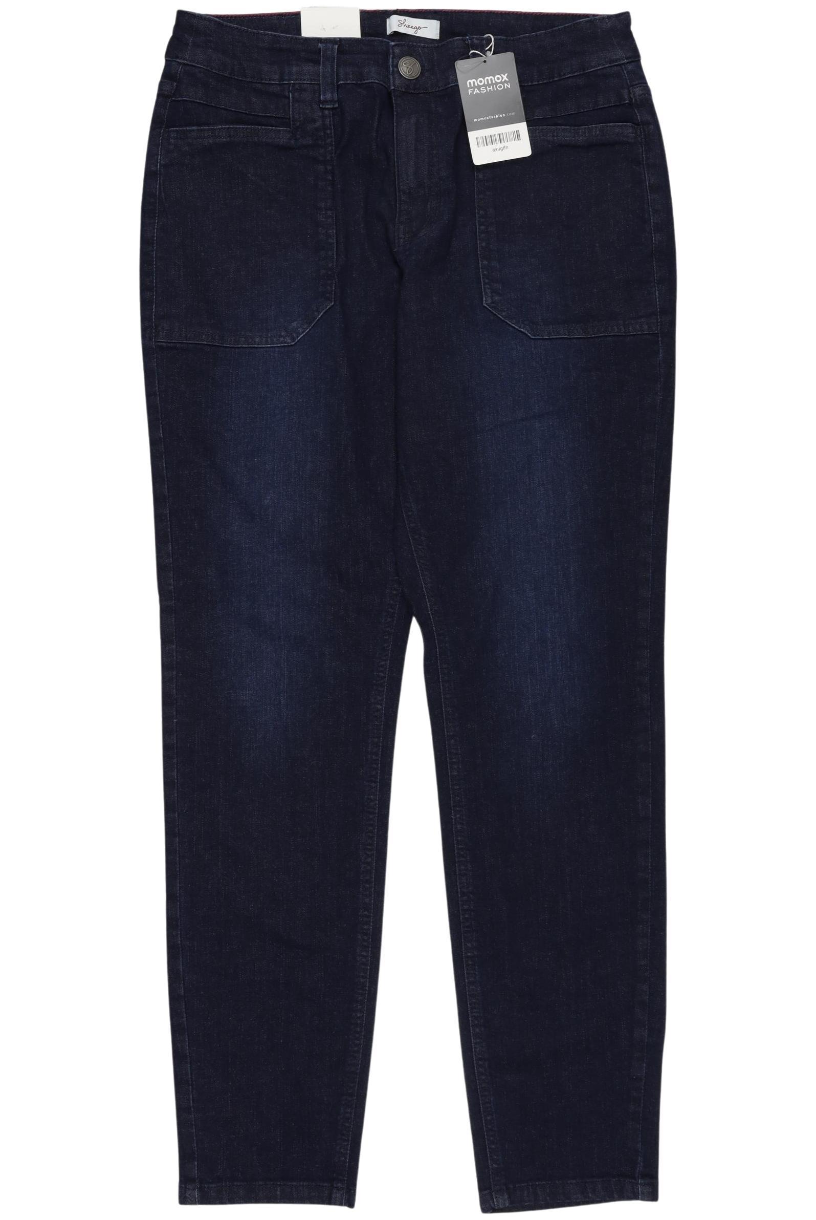 

sheego Damen Jeans, marineblau, Gr. 40