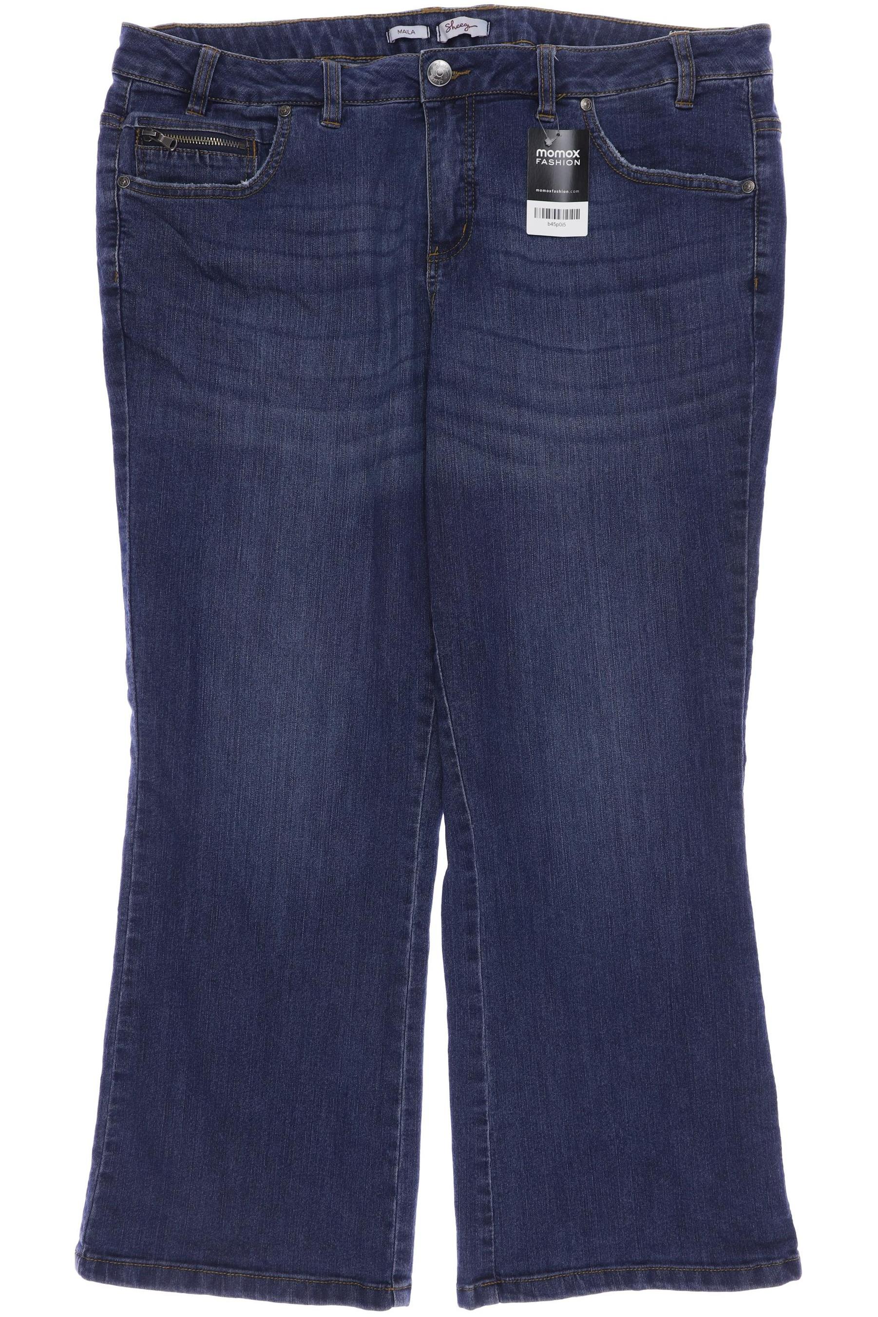 

sheego Damen Jeans, blau