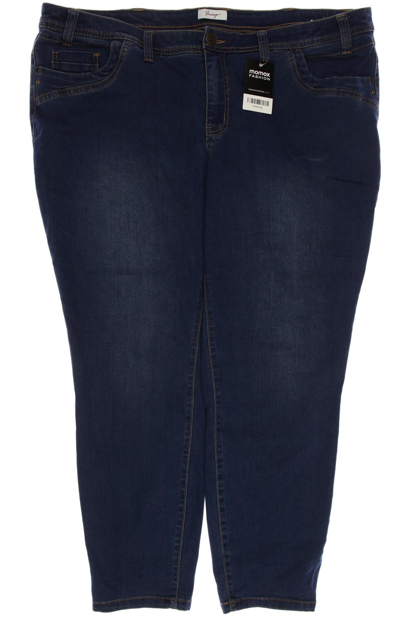 

sheego Damen Jeans, marineblau
