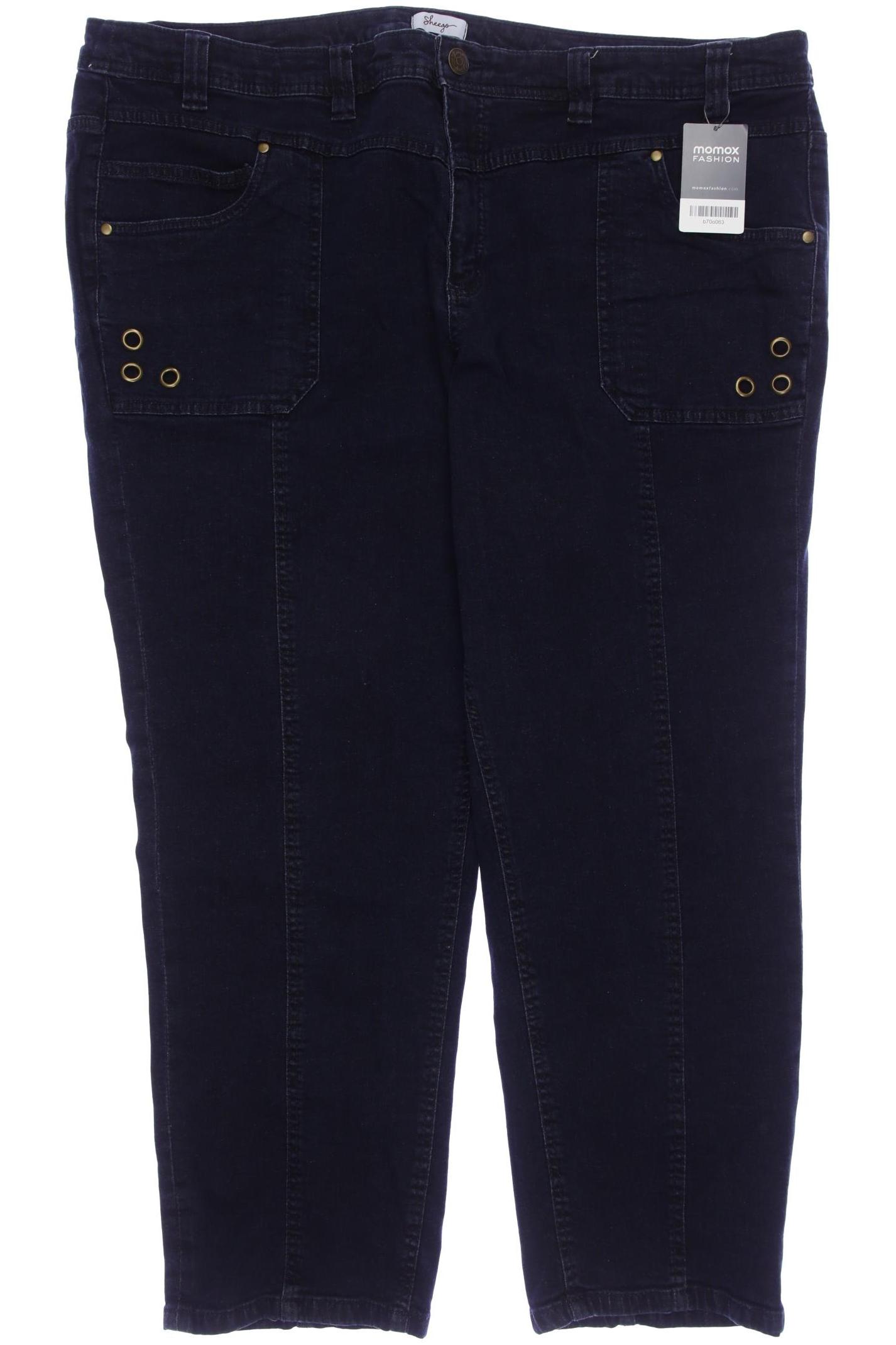 

sheego Damen Jeans, marineblau, Gr. 54