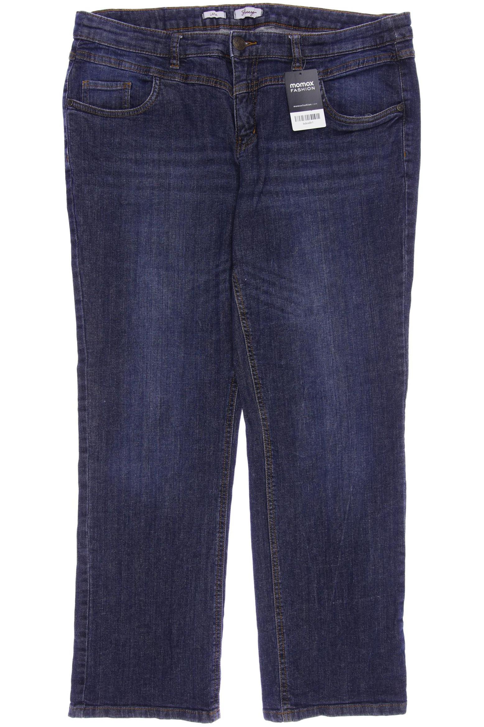

sheego Damen Jeans, marineblau