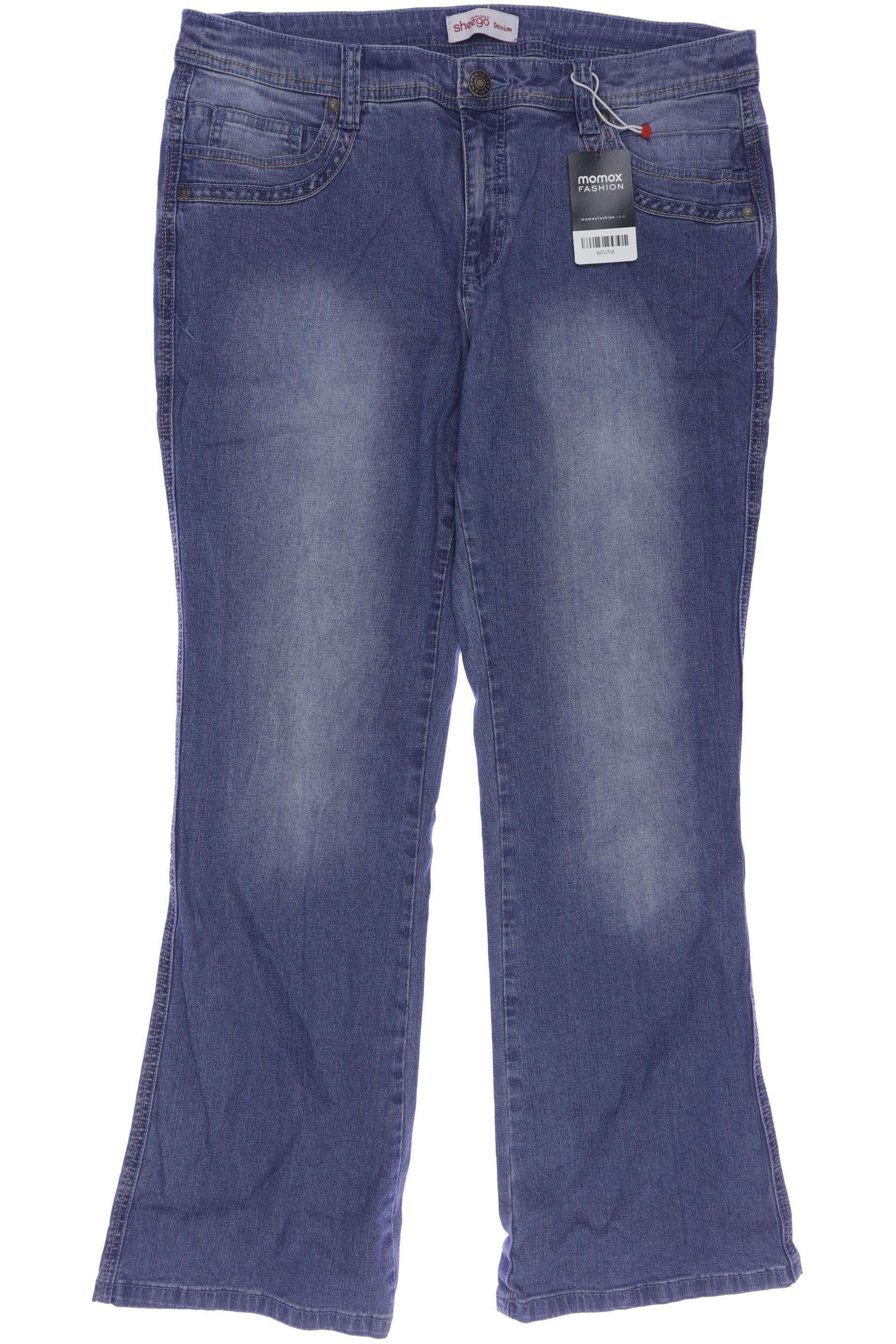 

sheego Damen Jeans, blau, Gr. 44