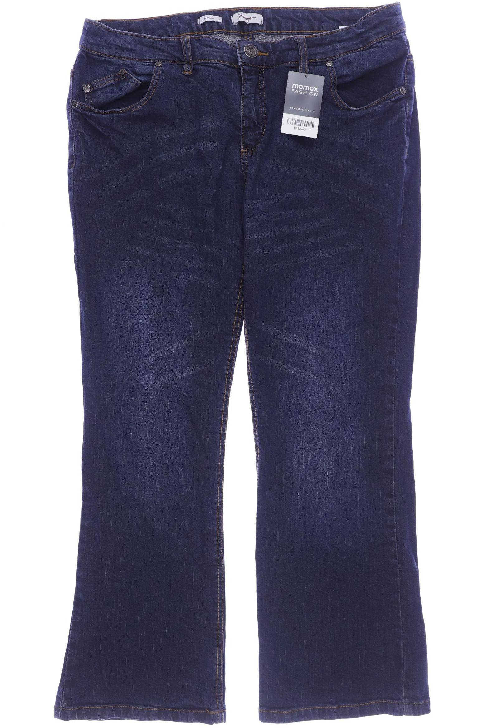 

sheego Damen Jeans, marineblau, Gr. 22