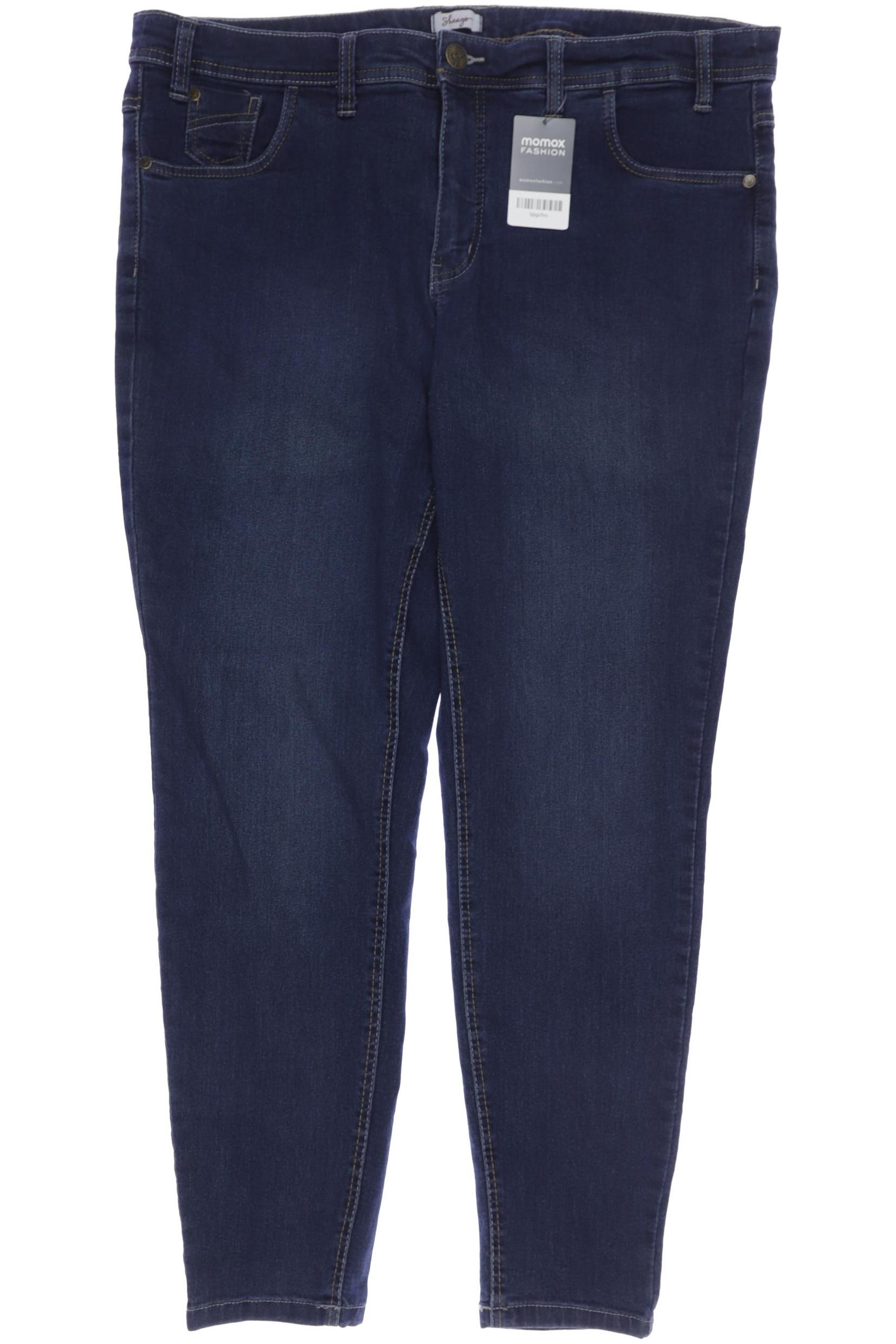 

sheego Damen Jeans, marineblau, Gr. 50