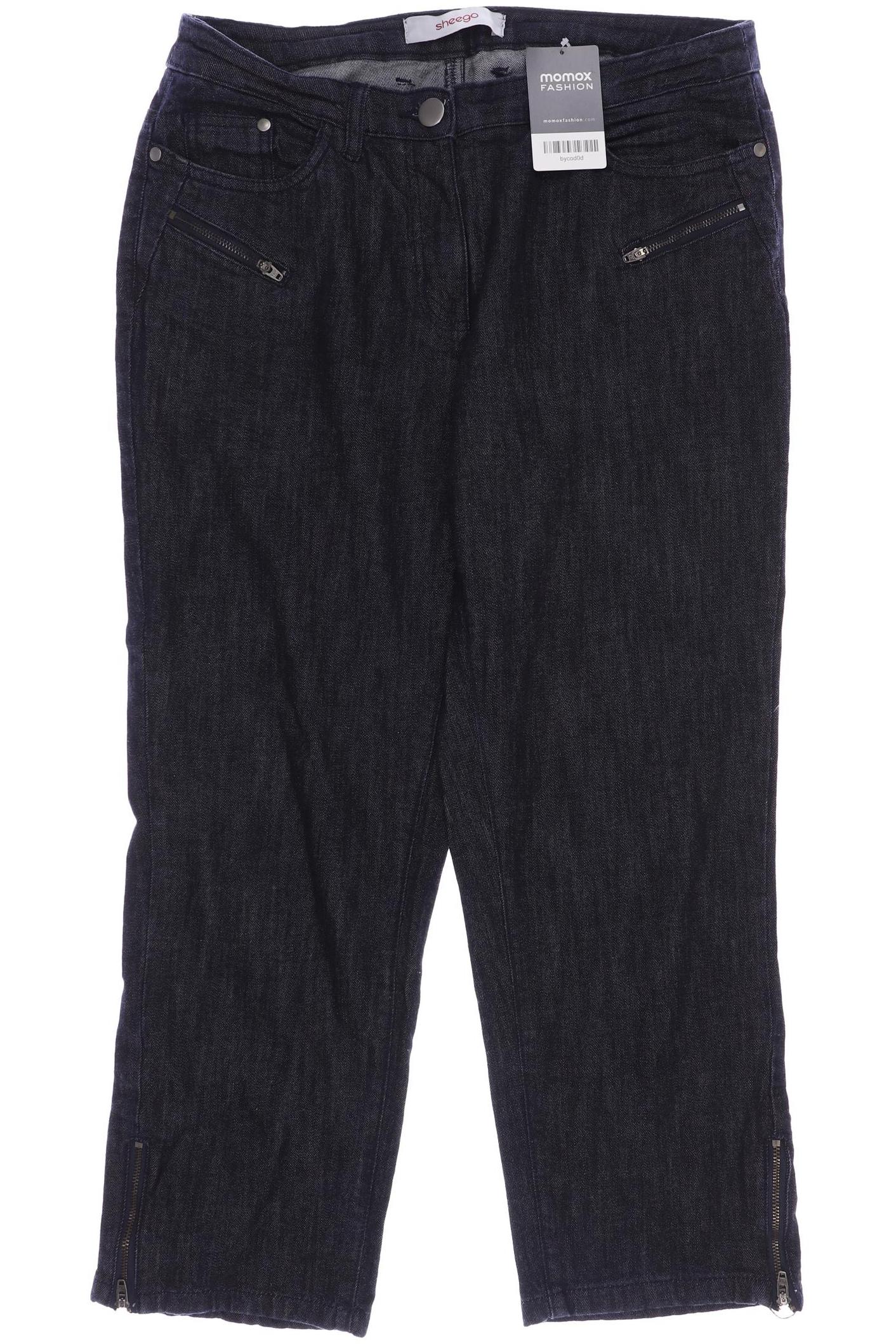 

sheego Damen Jeans, cremeweiß