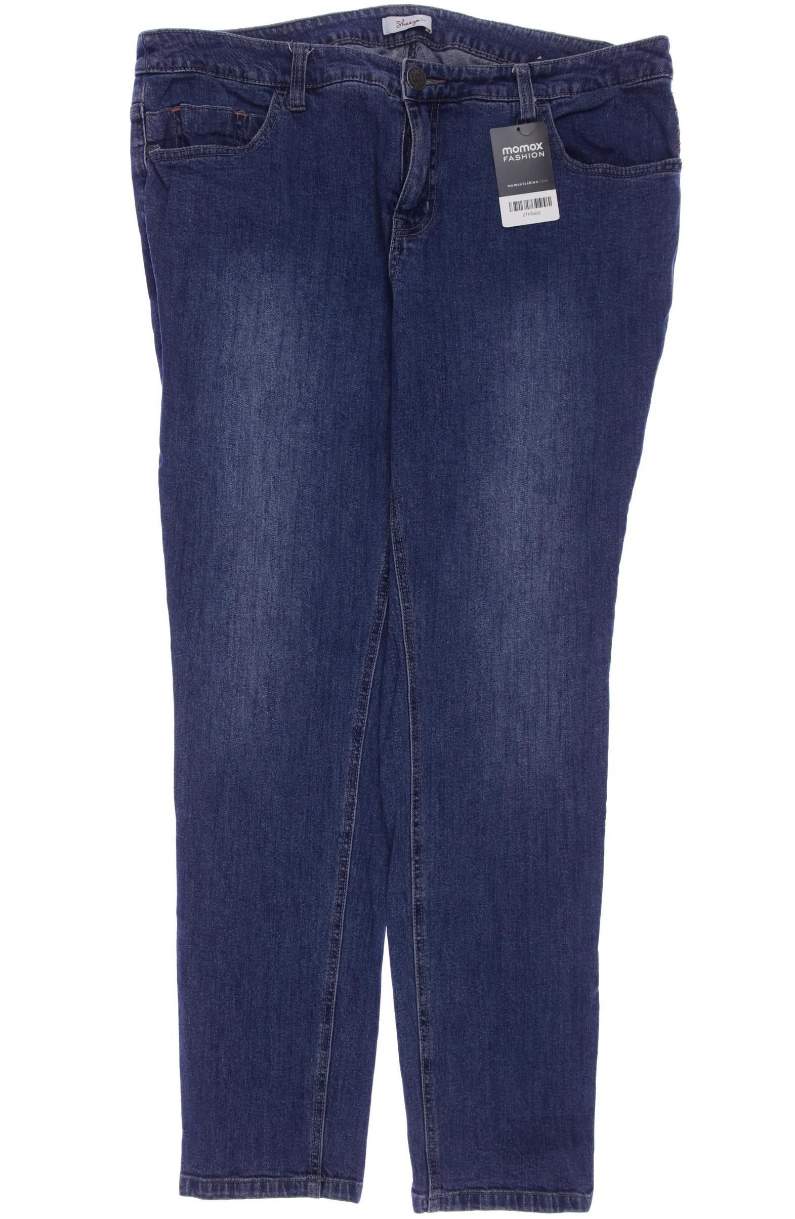 

sheego Damen Jeans, blau, Gr. 46