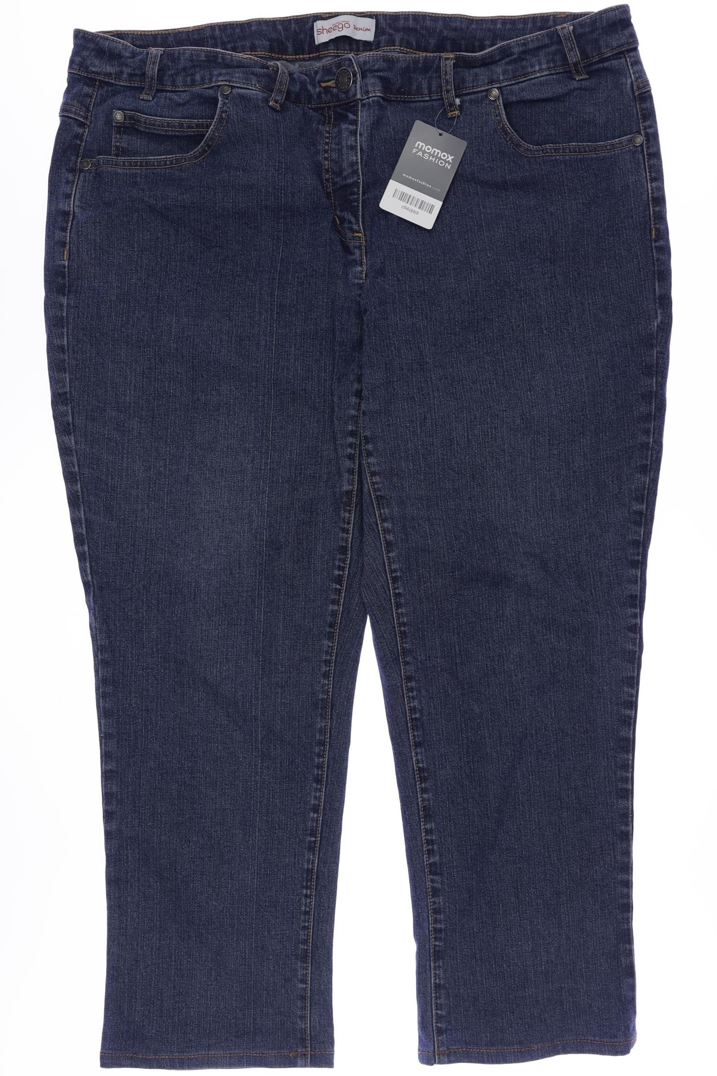 

sheego Damen Jeans, blau, Gr. 39