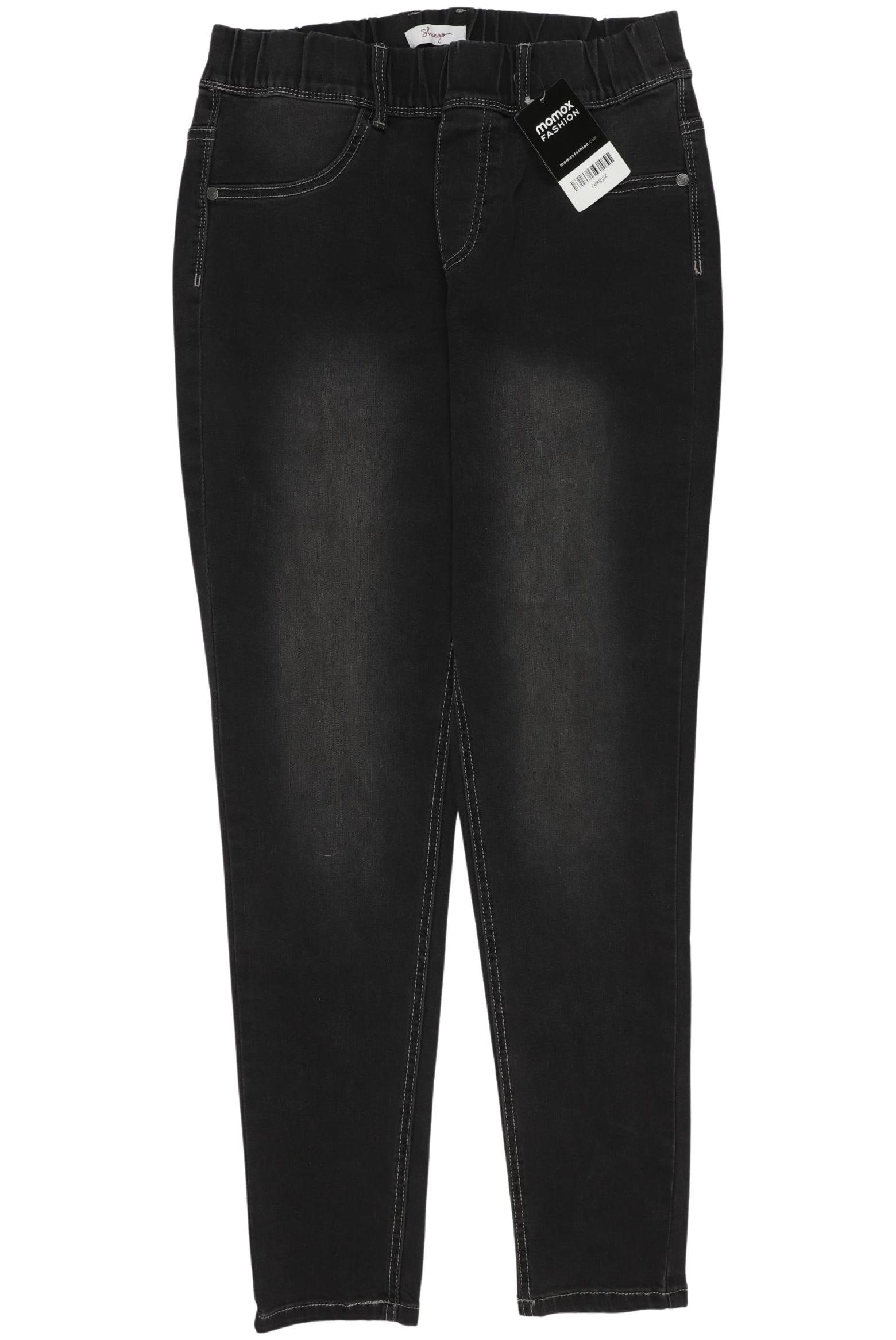

sheego Damen Jeans, schwarz, Gr. 27