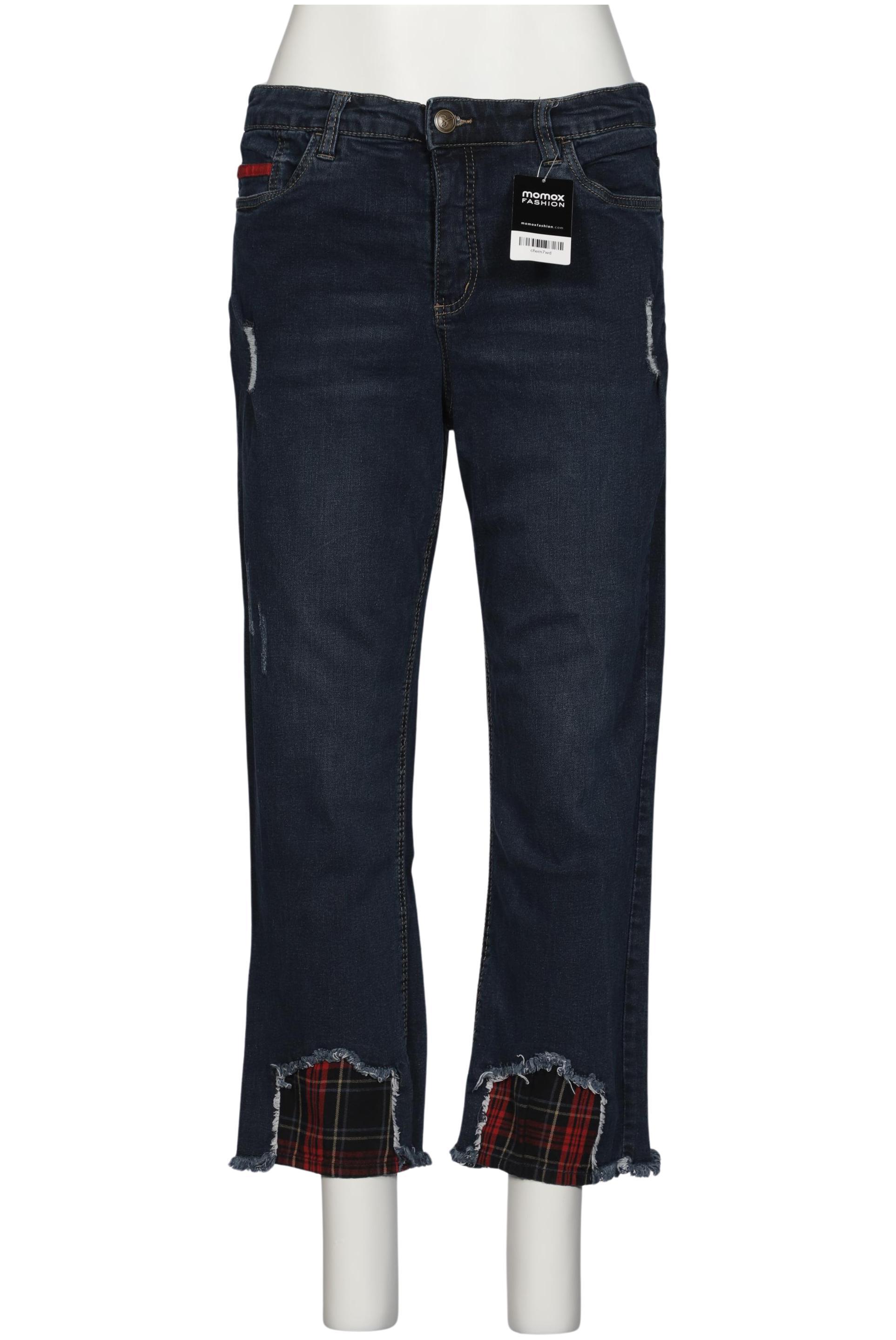 

sheego Damen Jeans, marineblau, Gr. 46