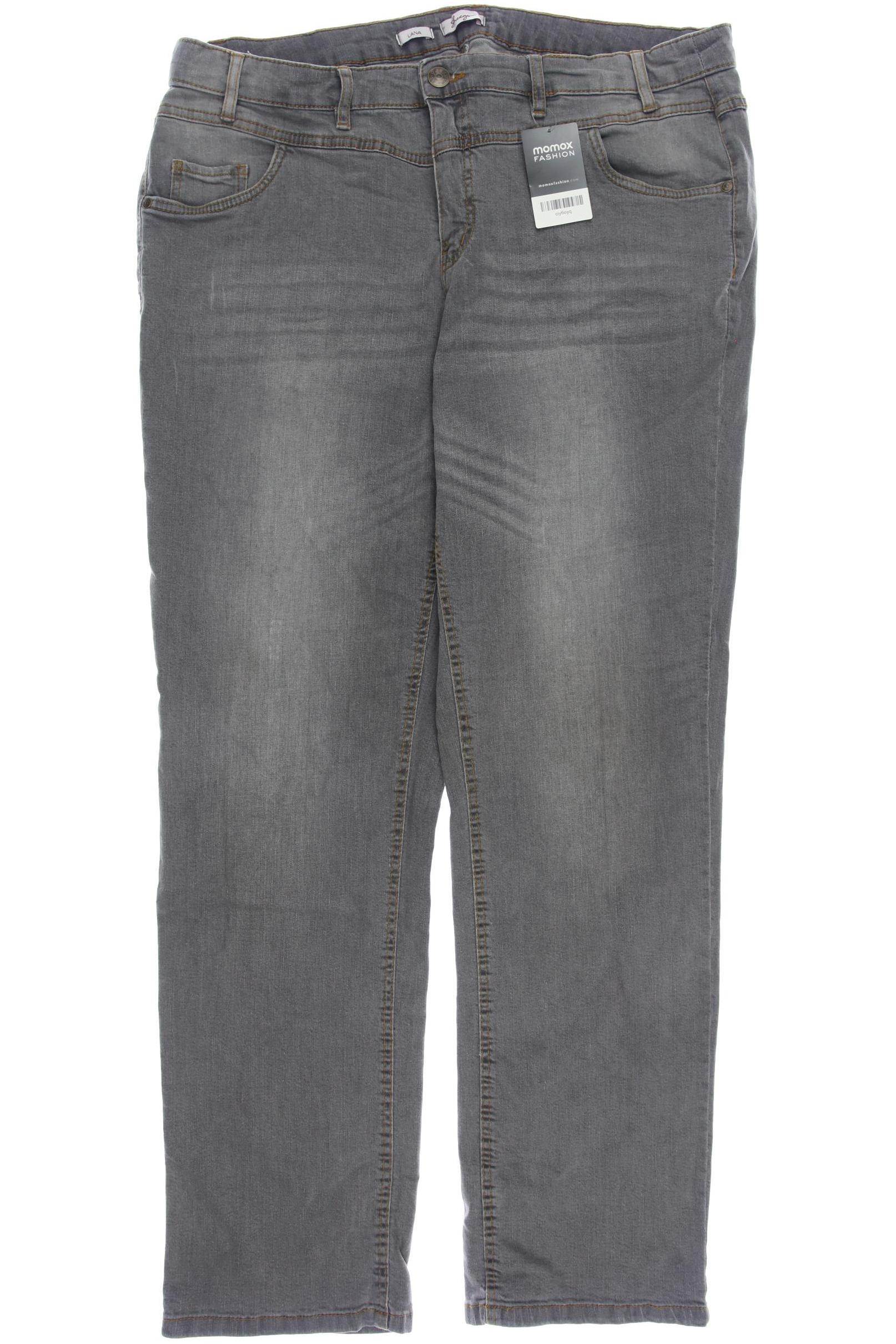 

sheego Damen Jeans, grau, Gr. 100