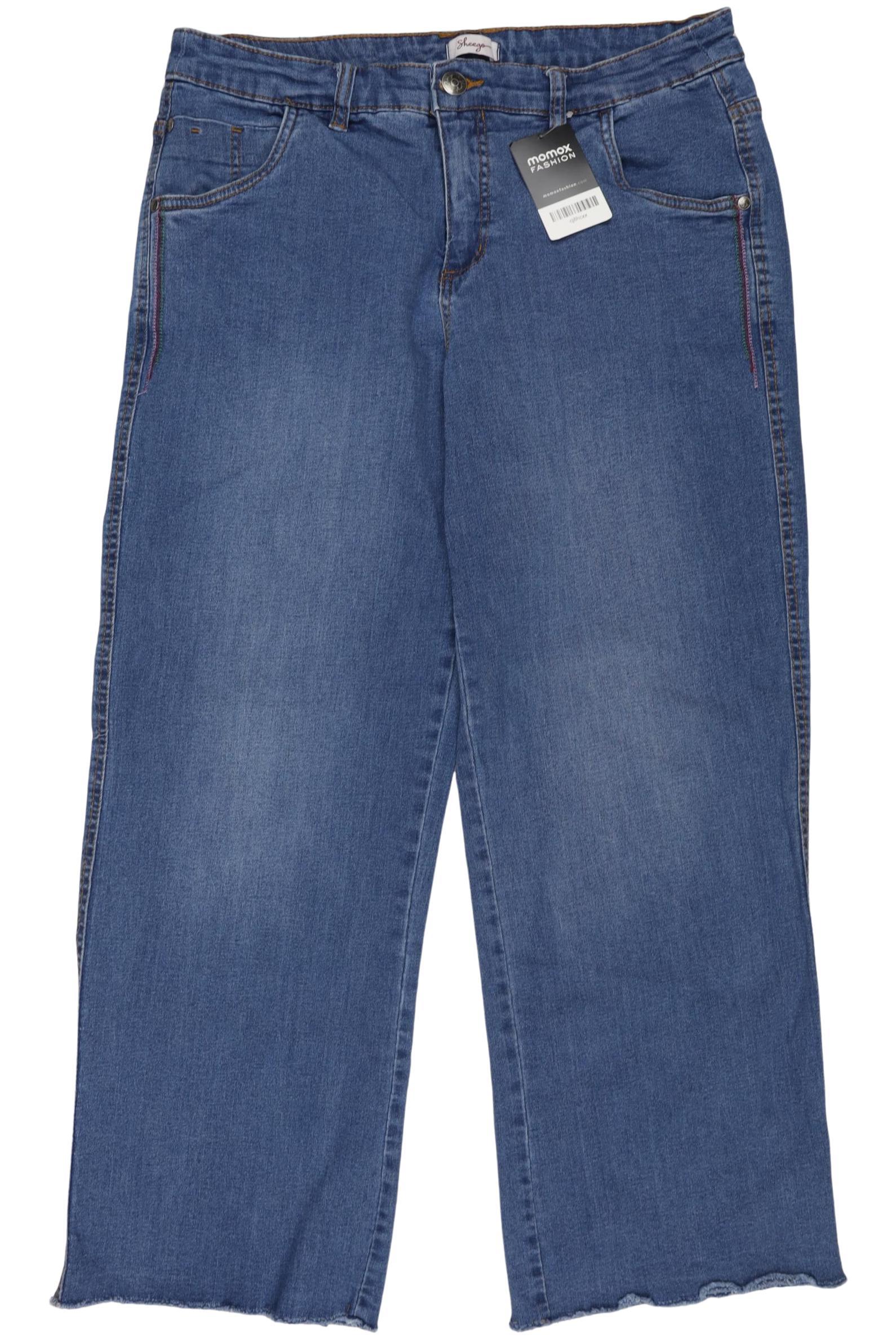 

sheego Damen Jeans, blau, Gr. 46