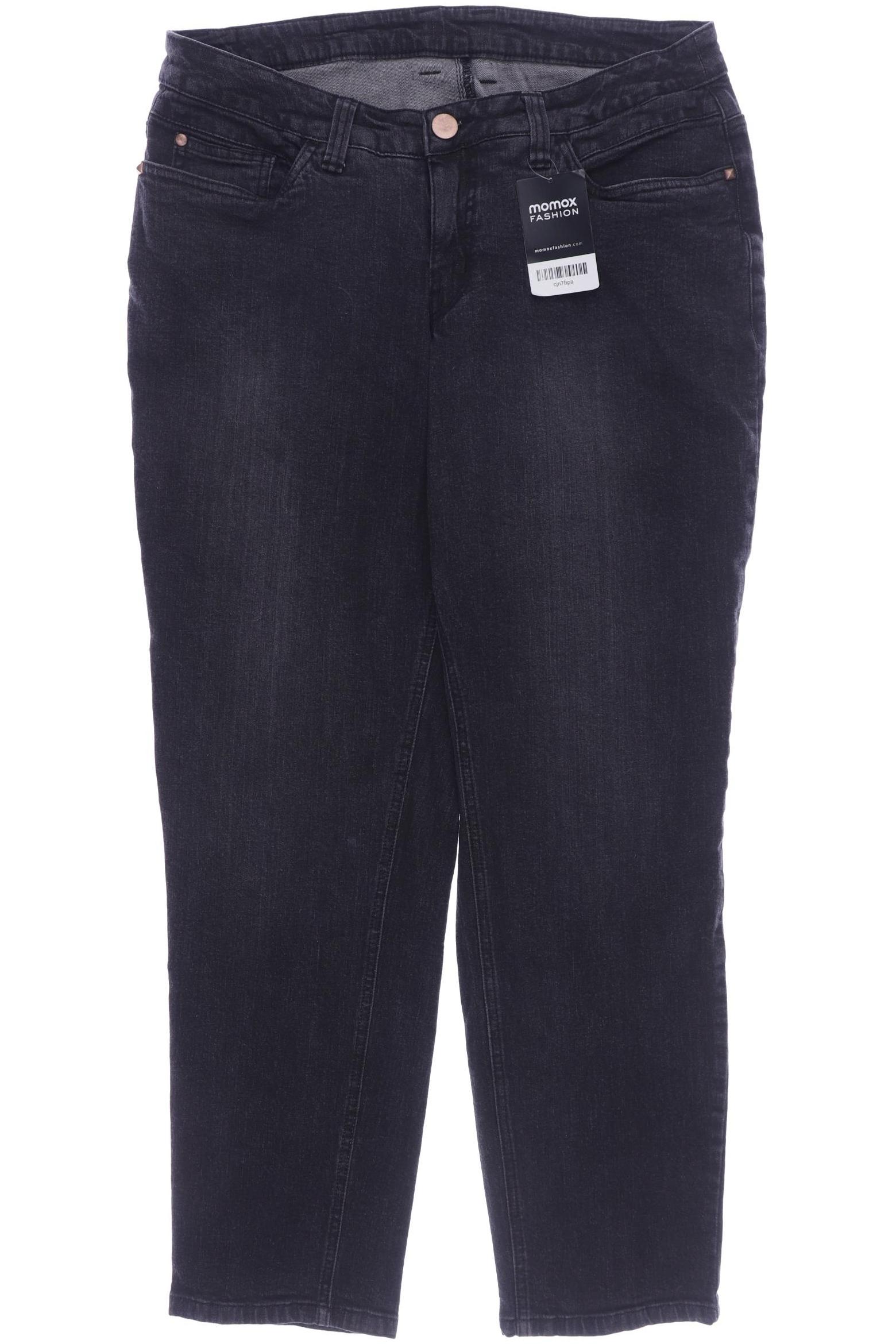 

sheego Damen Jeans, schwarz