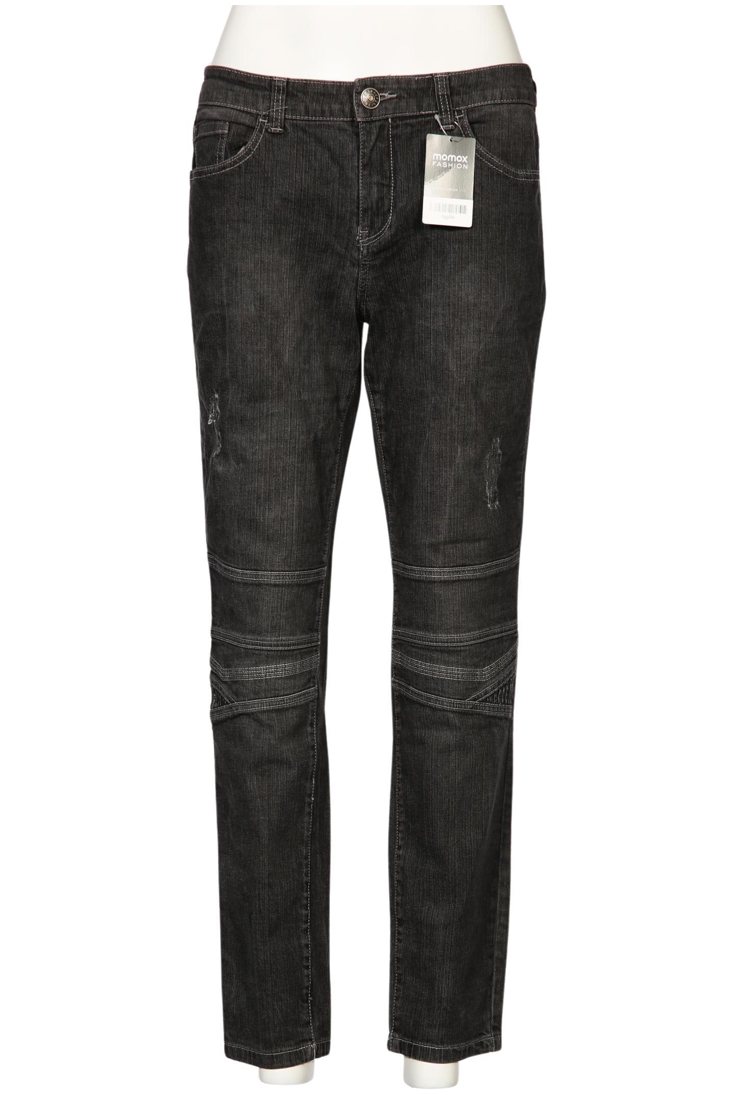 

sheego Damen Jeans, grau, Gr. 42