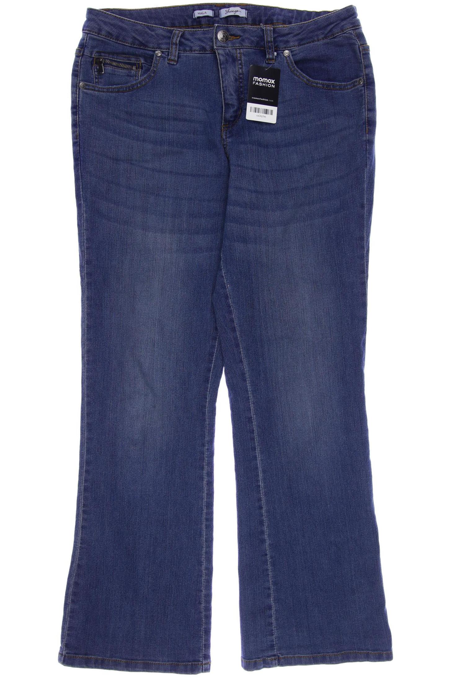 

sheego Damen Jeans, blau