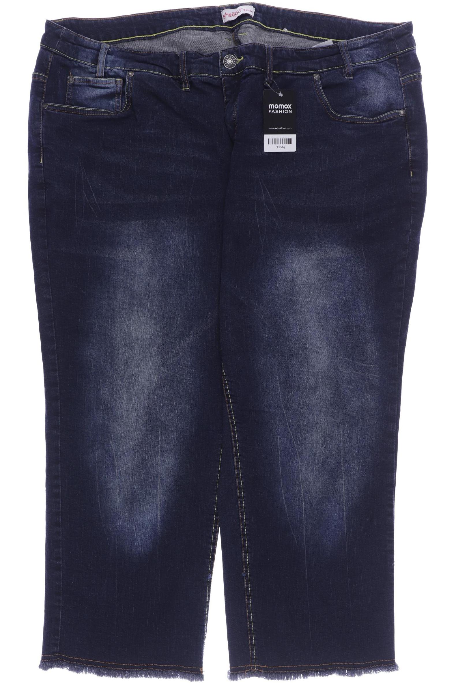 

sheego Damen Jeans, marineblau
