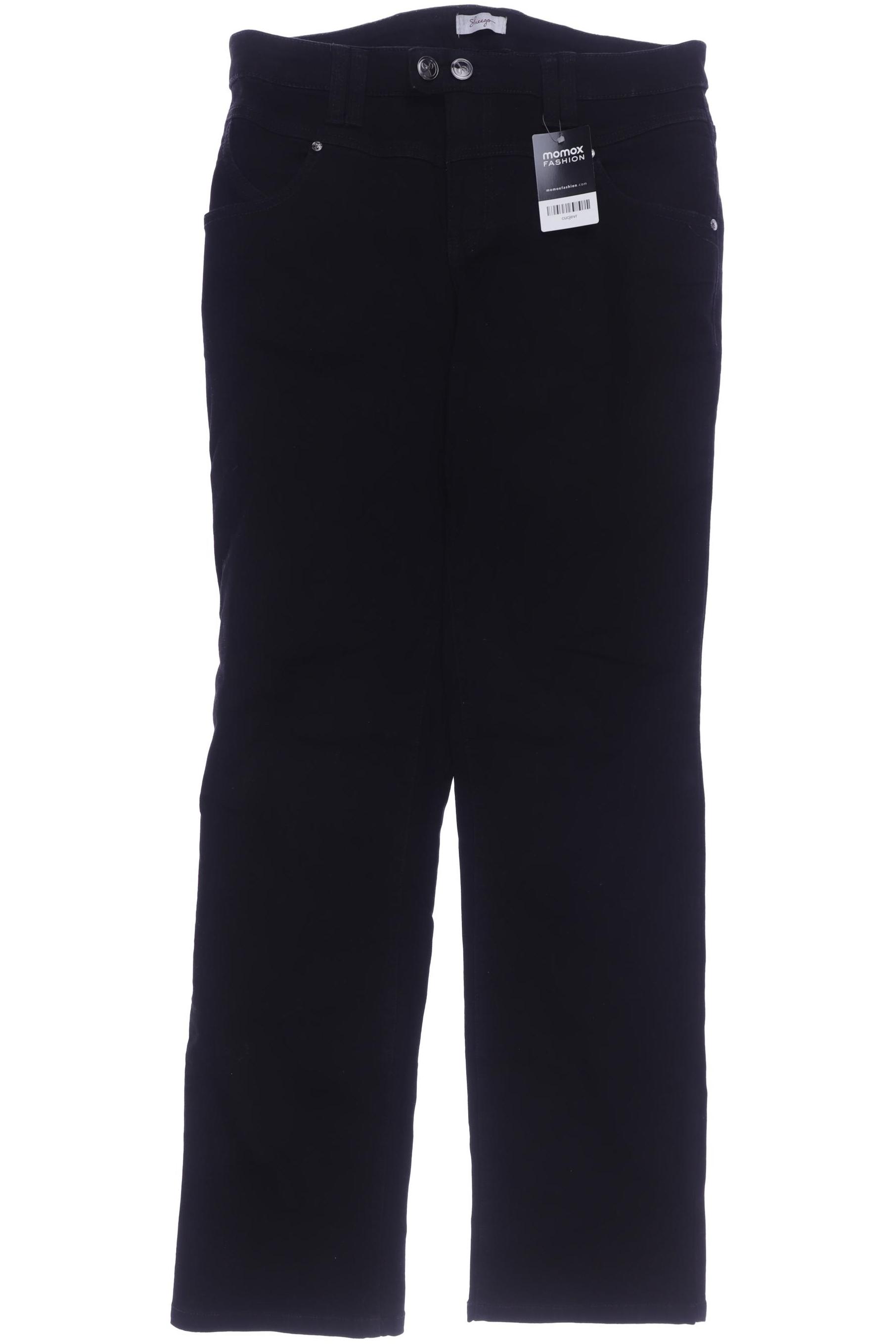 

sheego Damen Jeans, schwarz