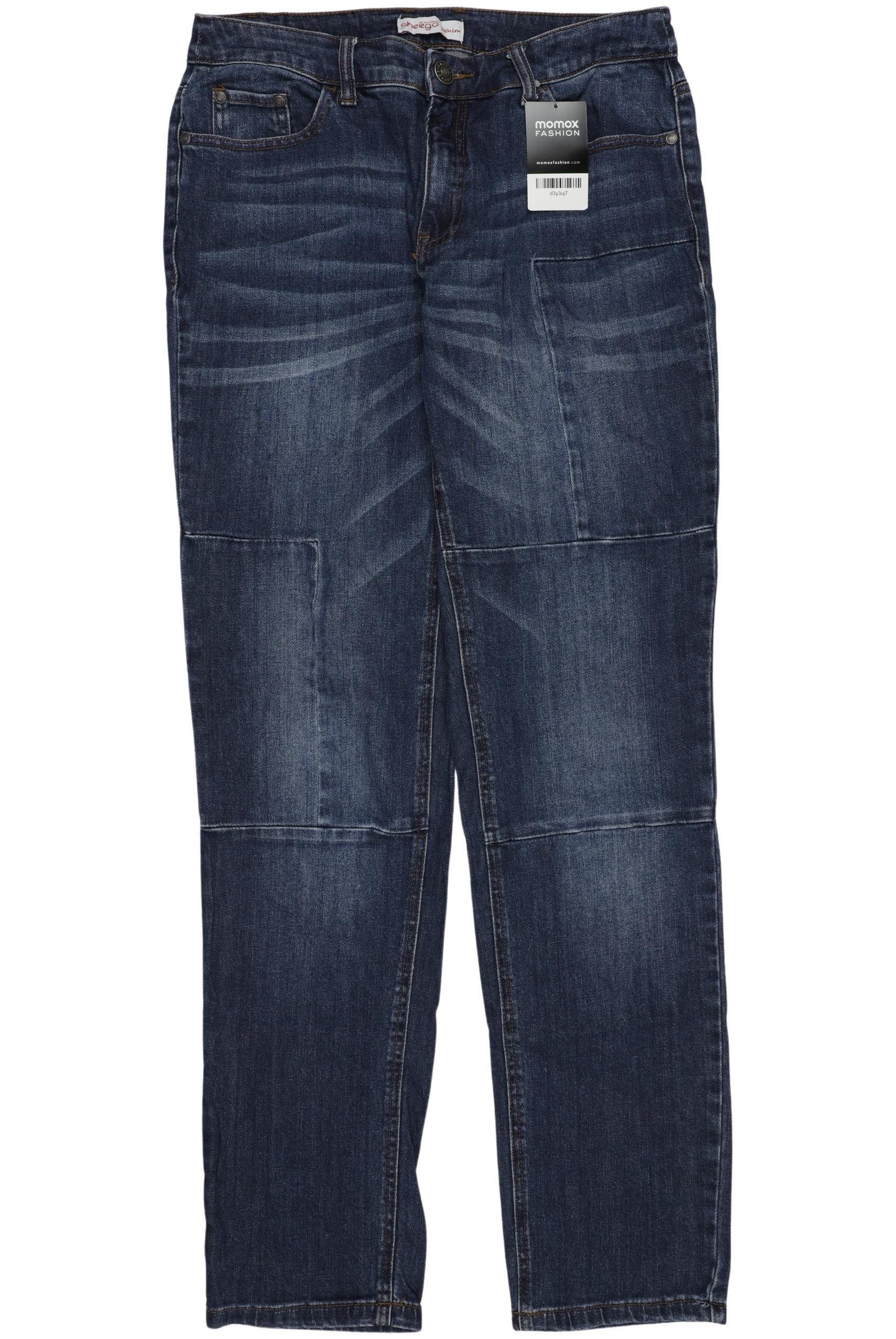 

sheego Damen Jeans, marineblau, Gr. 32