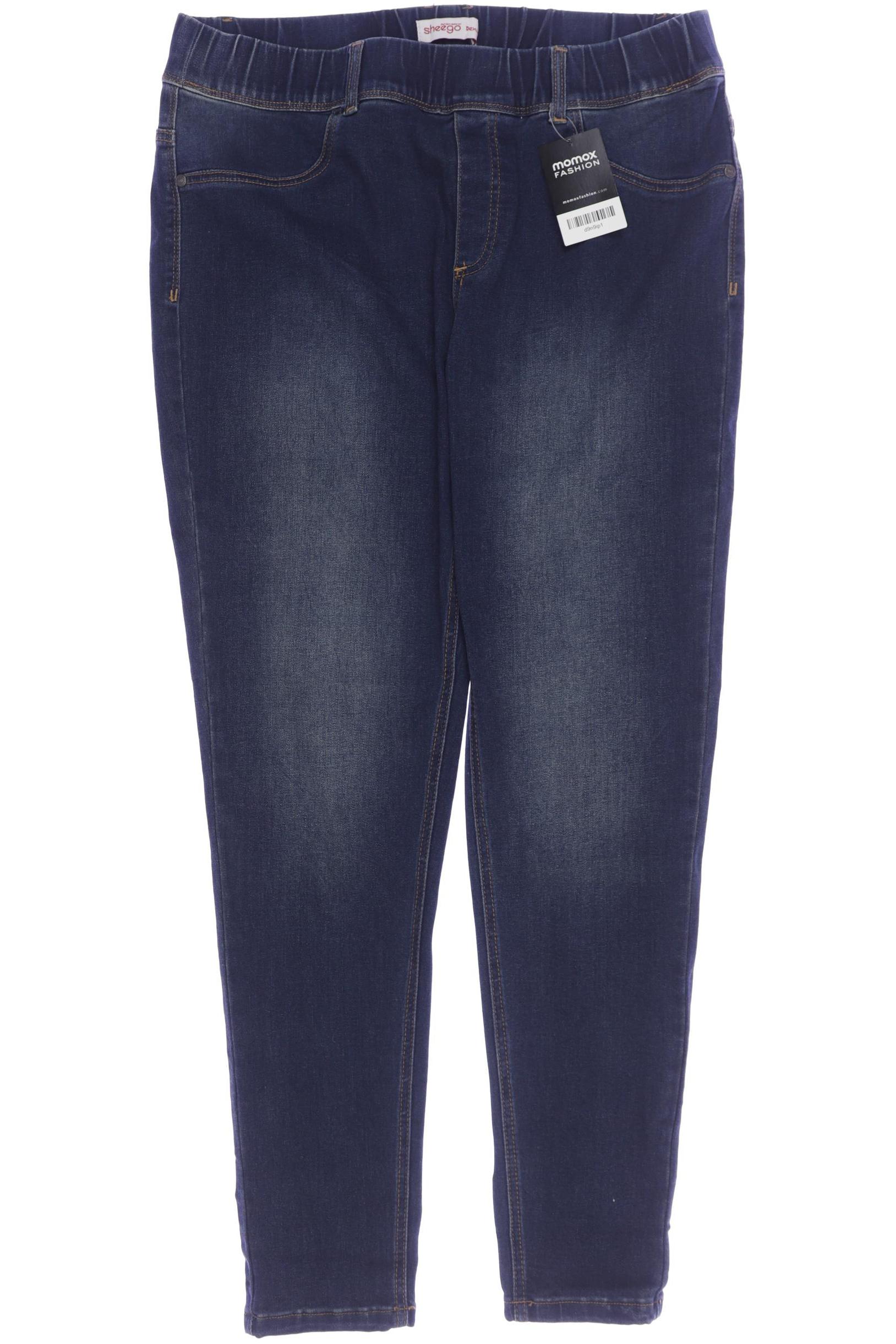 

sheego Damen Jeans, blau, Gr. 46