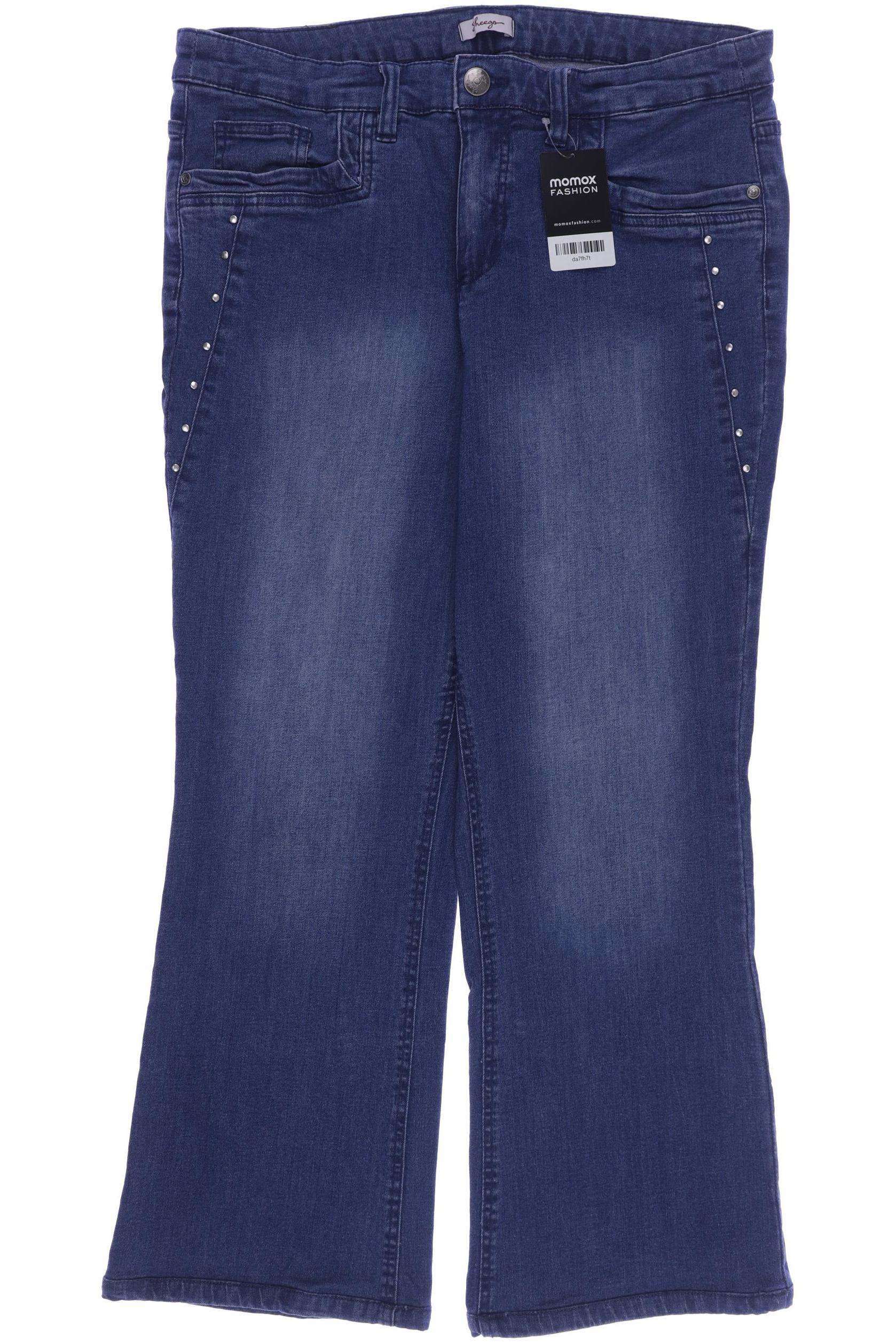 

sheego Damen Jeans, blau