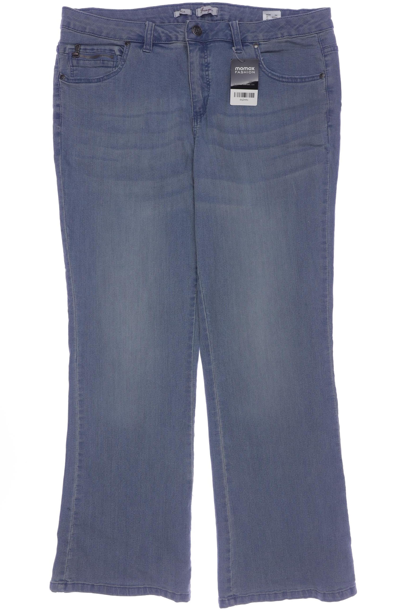 

sheego Damen Jeans, blau, Gr. 48