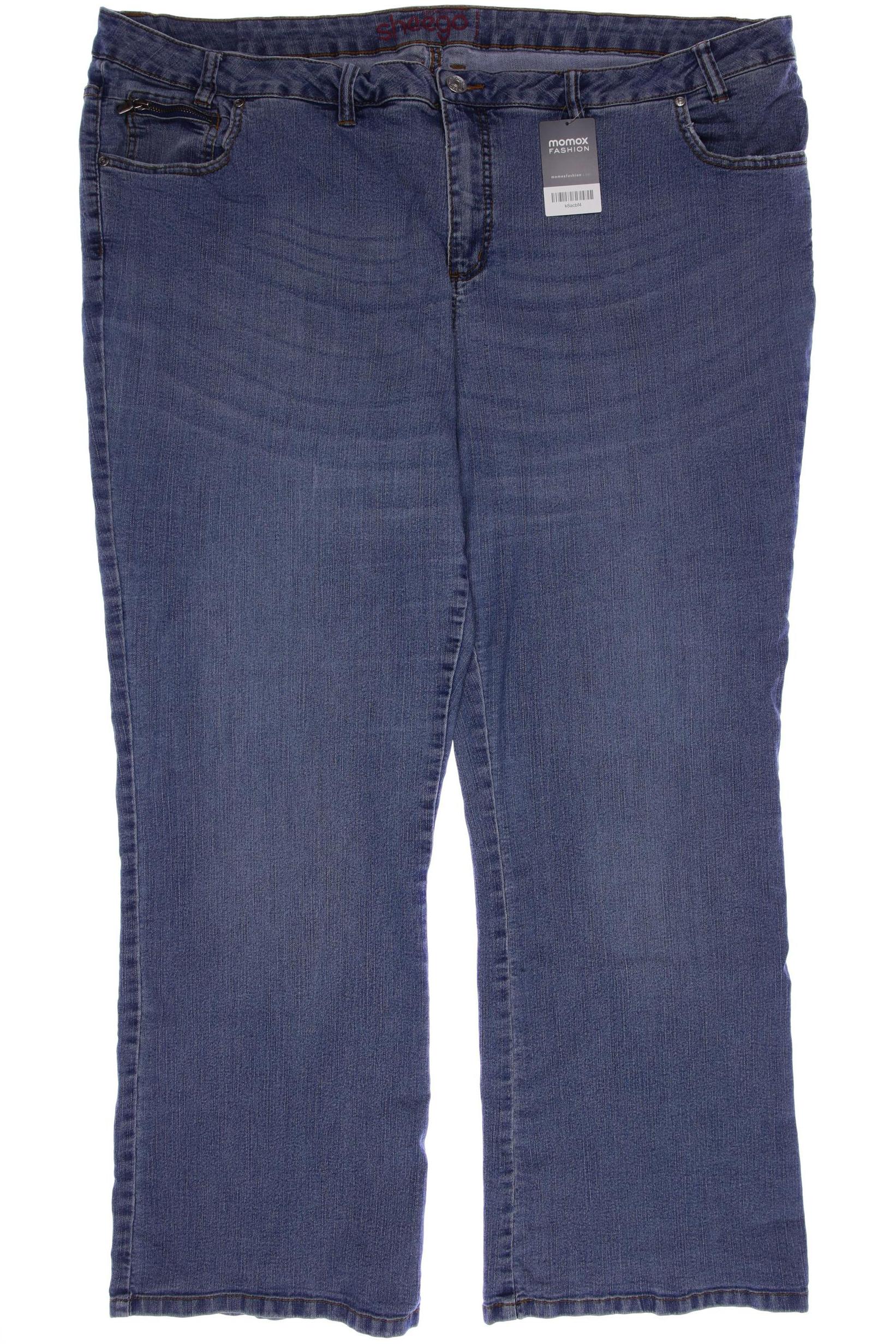 

sheego Damen Jeans, blau, Gr. 116