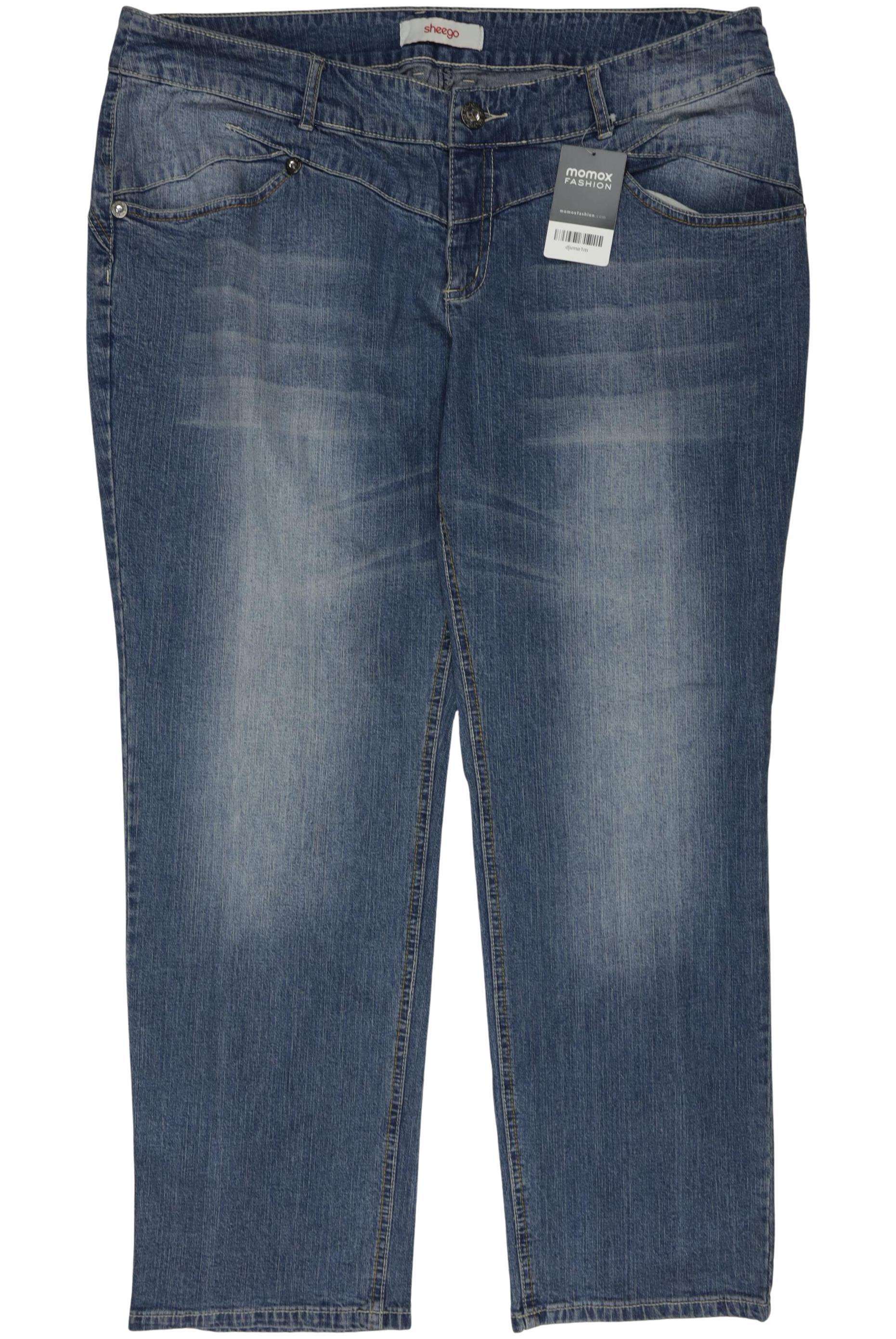 

sheego Damen Jeans, blau, Gr. 24