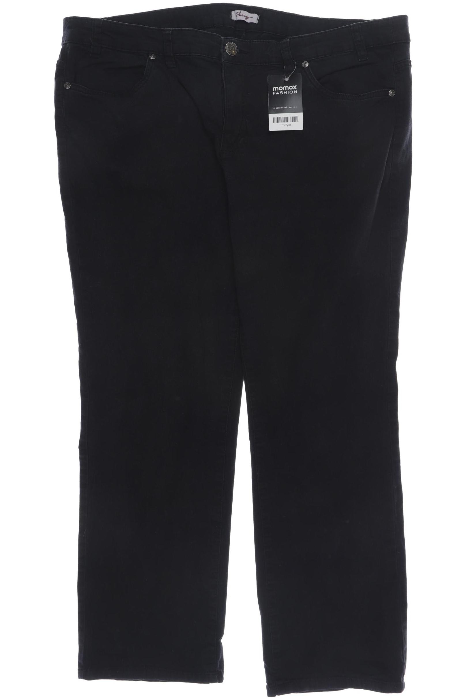 

sheego Damen Jeans, schwarz