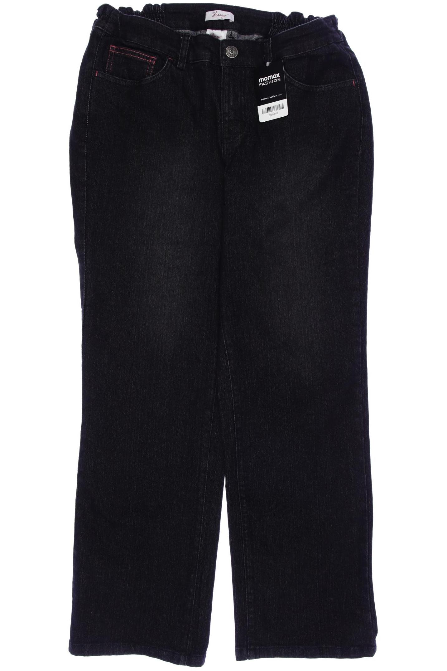 

sheego Damen Jeans, schwarz, Gr. 22