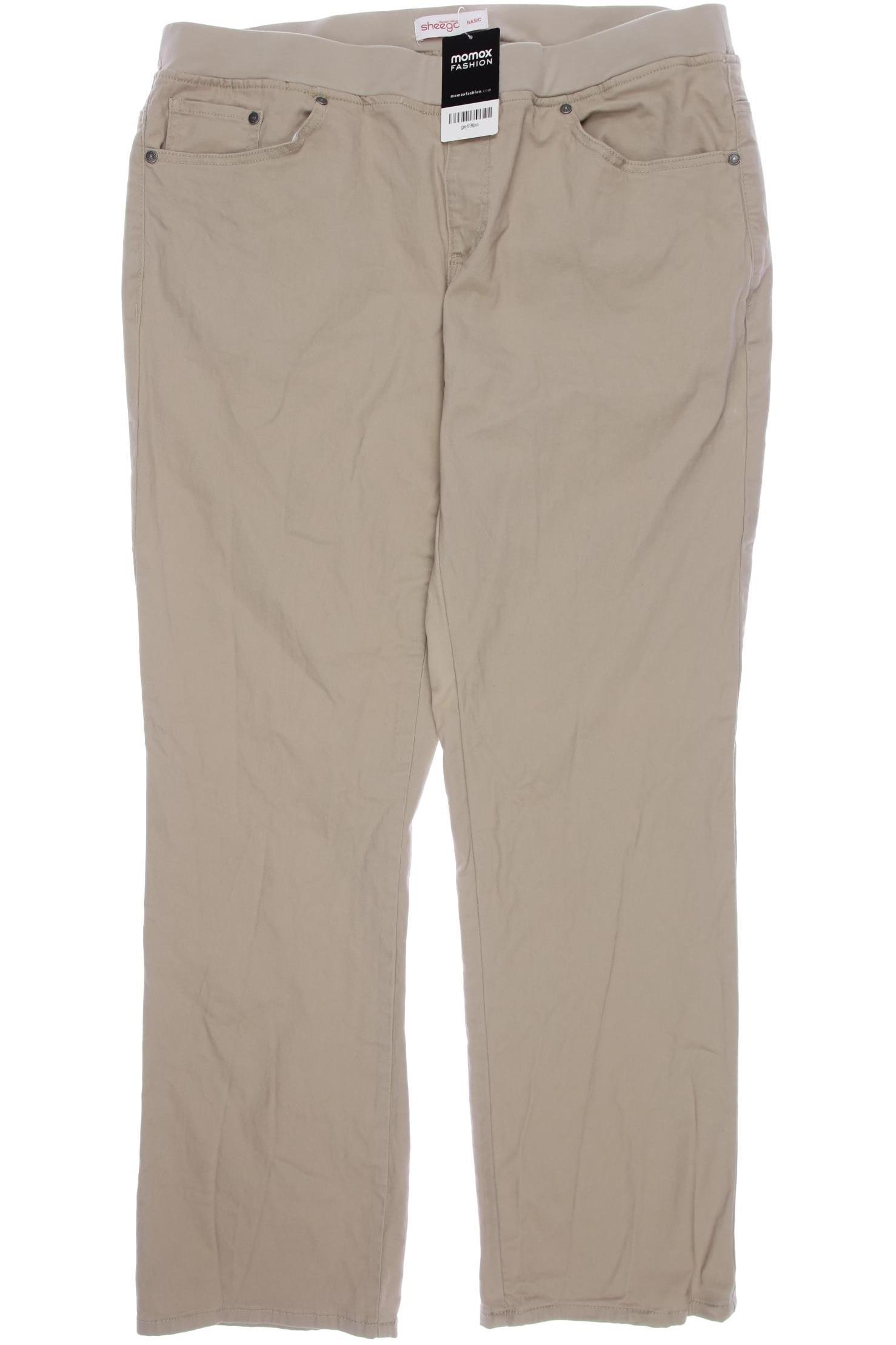 

sheego Damen Jeans, beige, Gr. 48