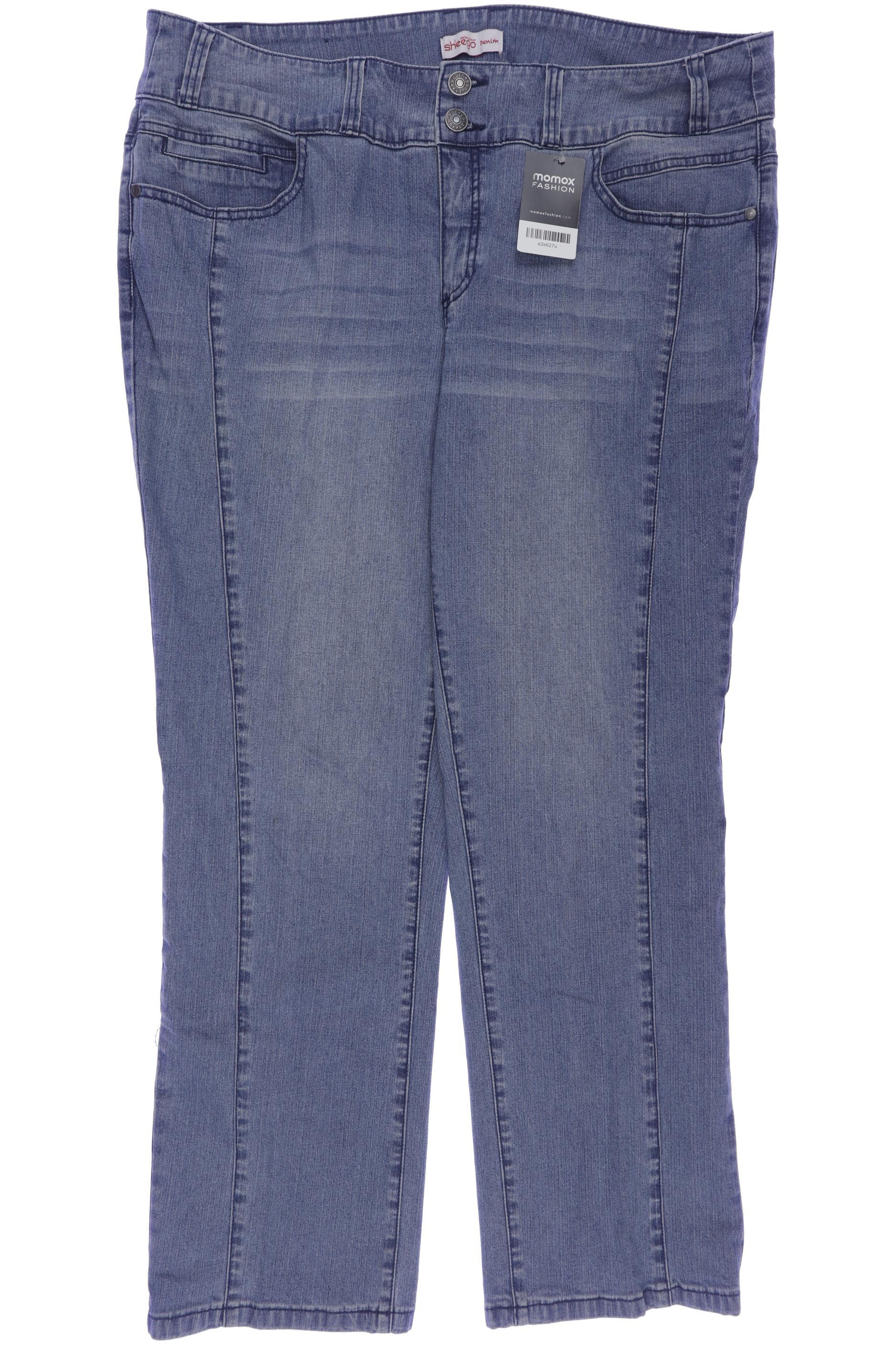

sheego Damen Jeans, blau, Gr. 50