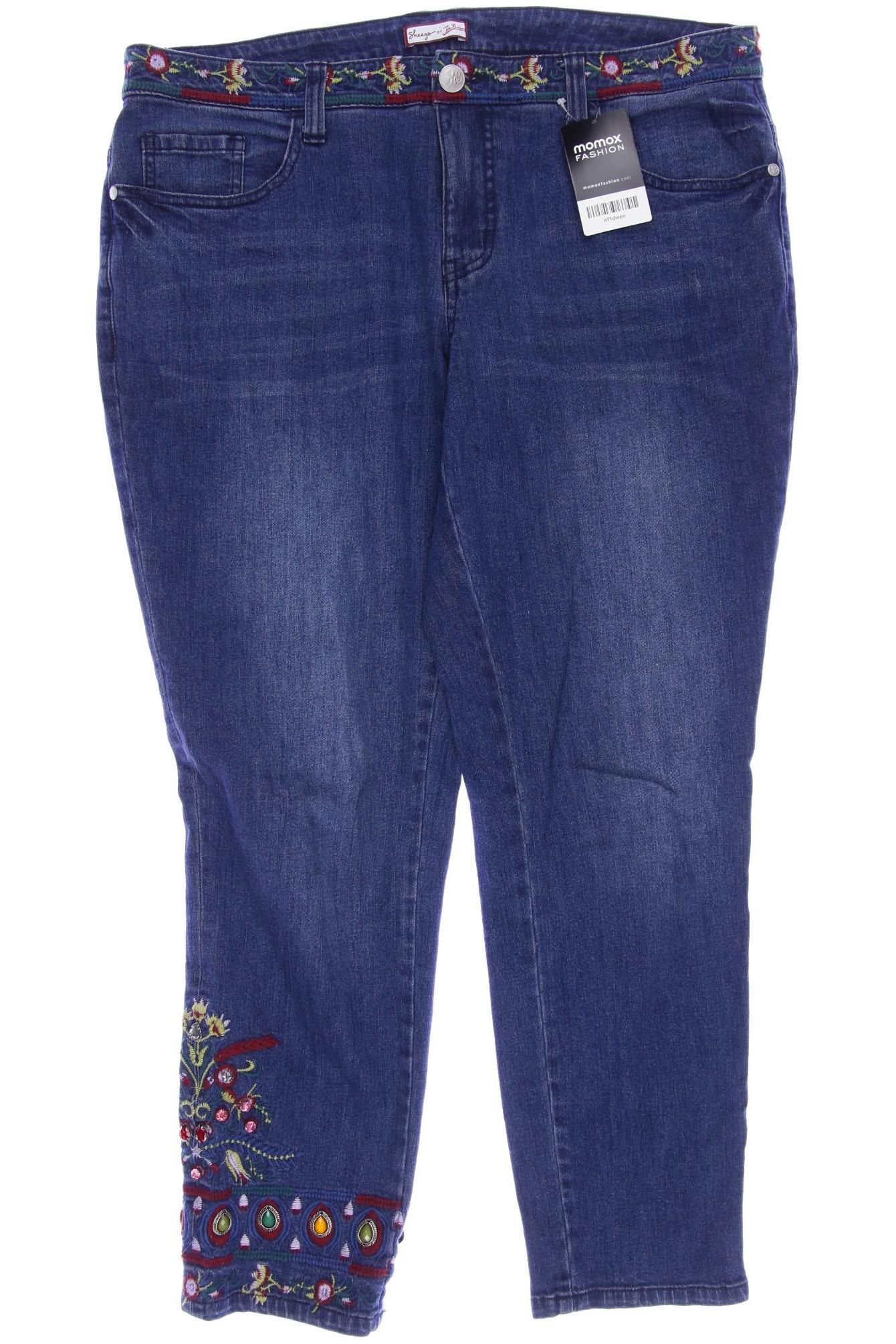 

sheego Damen Jeans, blau, Gr. 44