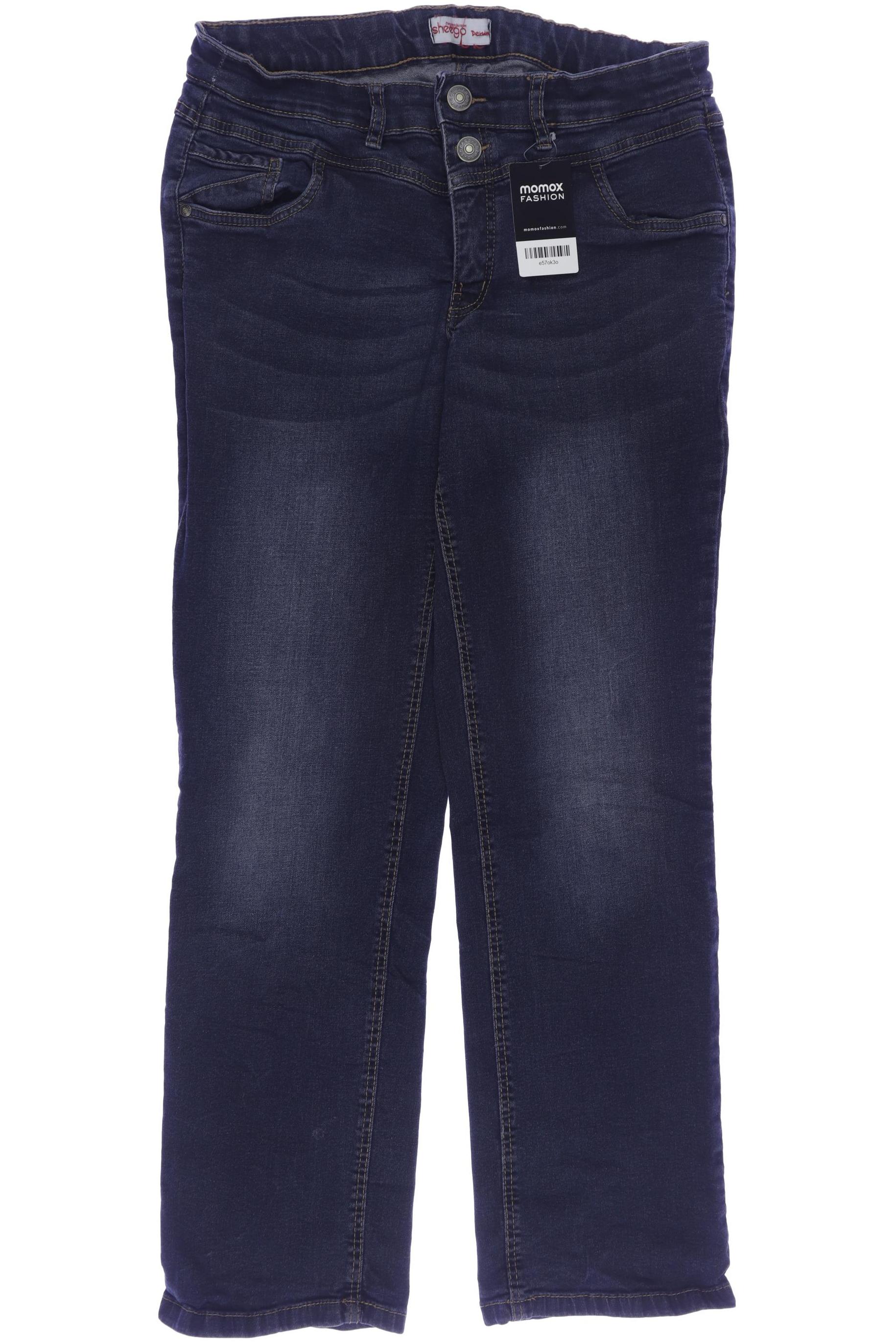 

sheego Damen Jeans, marineblau, Gr. 44