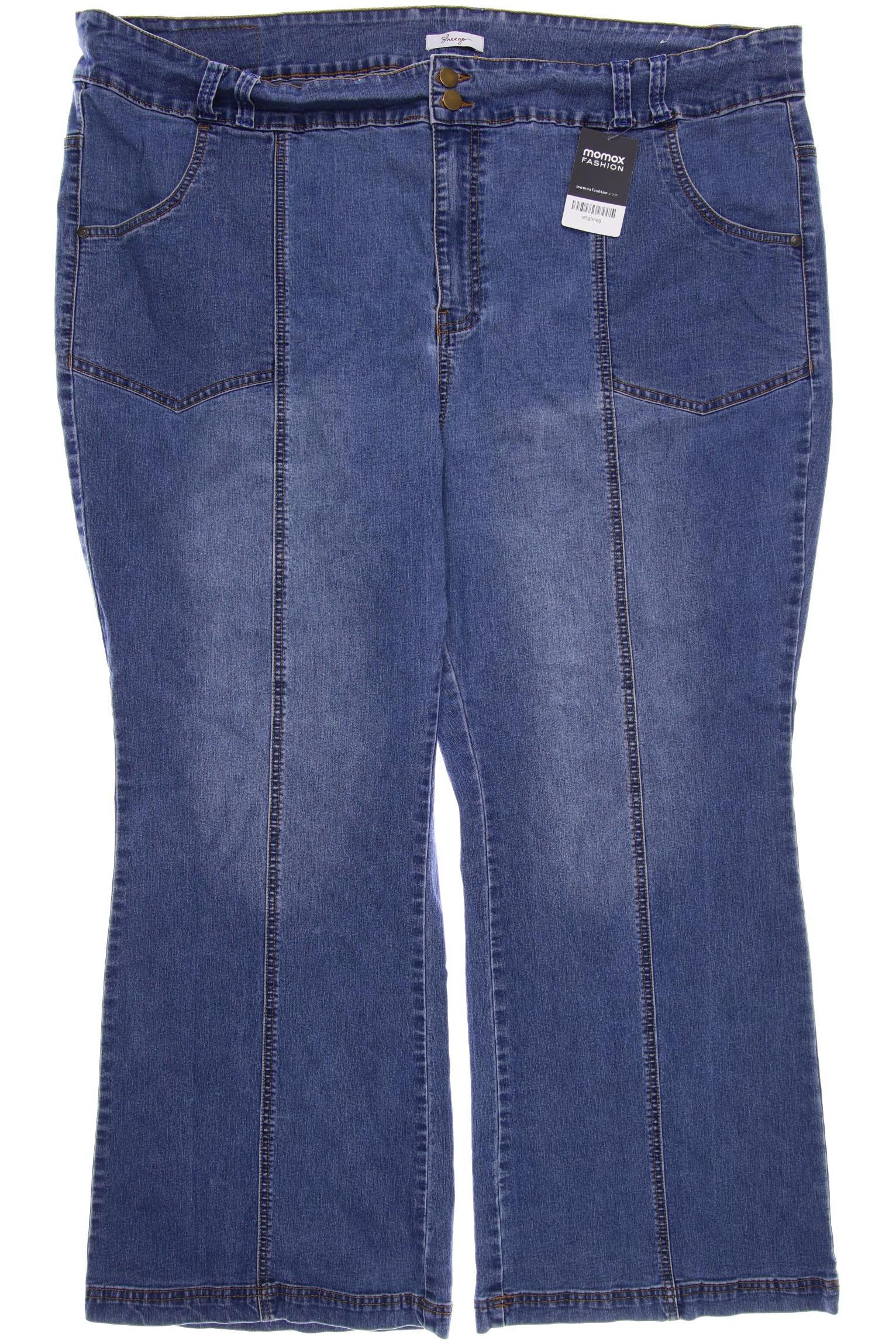 

sheego Damen Jeans, blau, Gr. 30