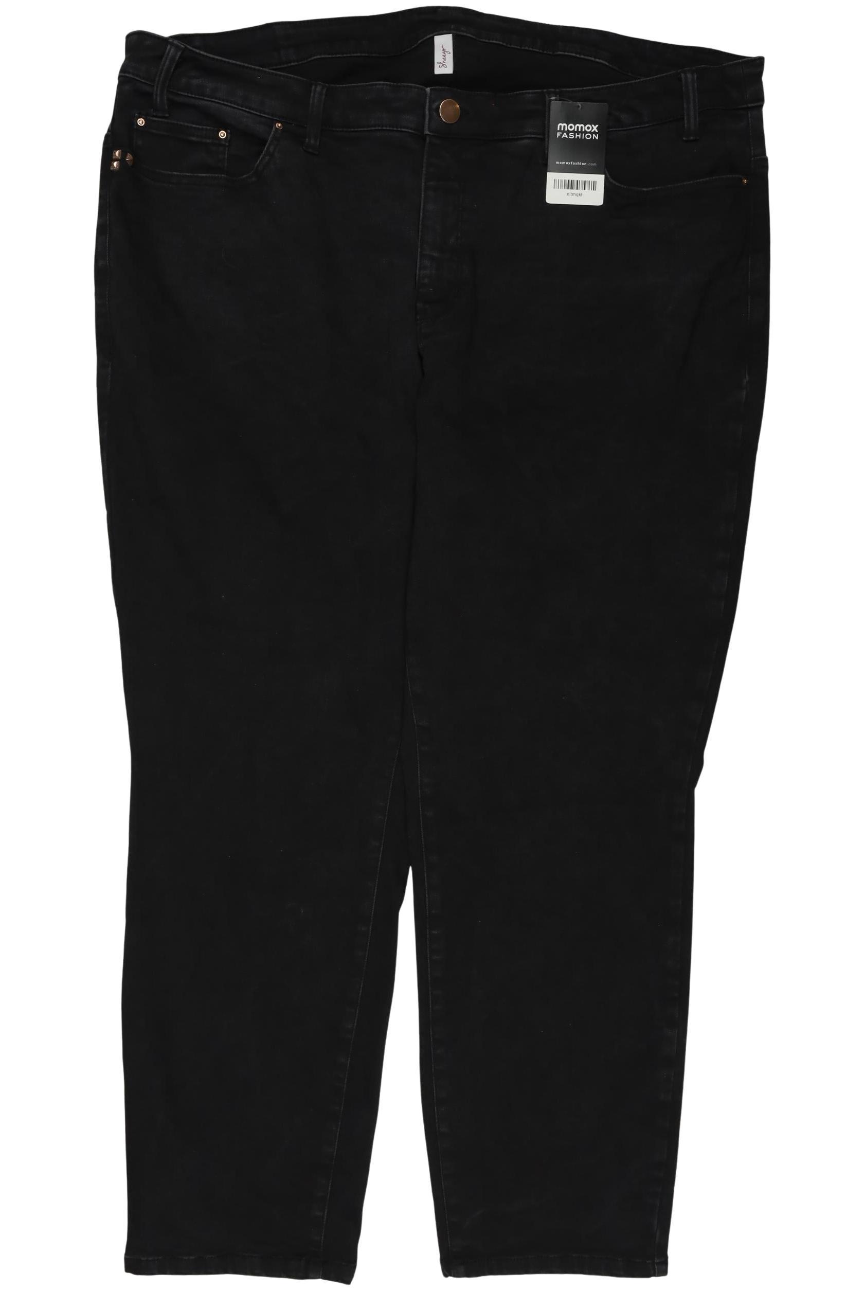 

sheego Damen Jeans, schwarz, Gr. 56
