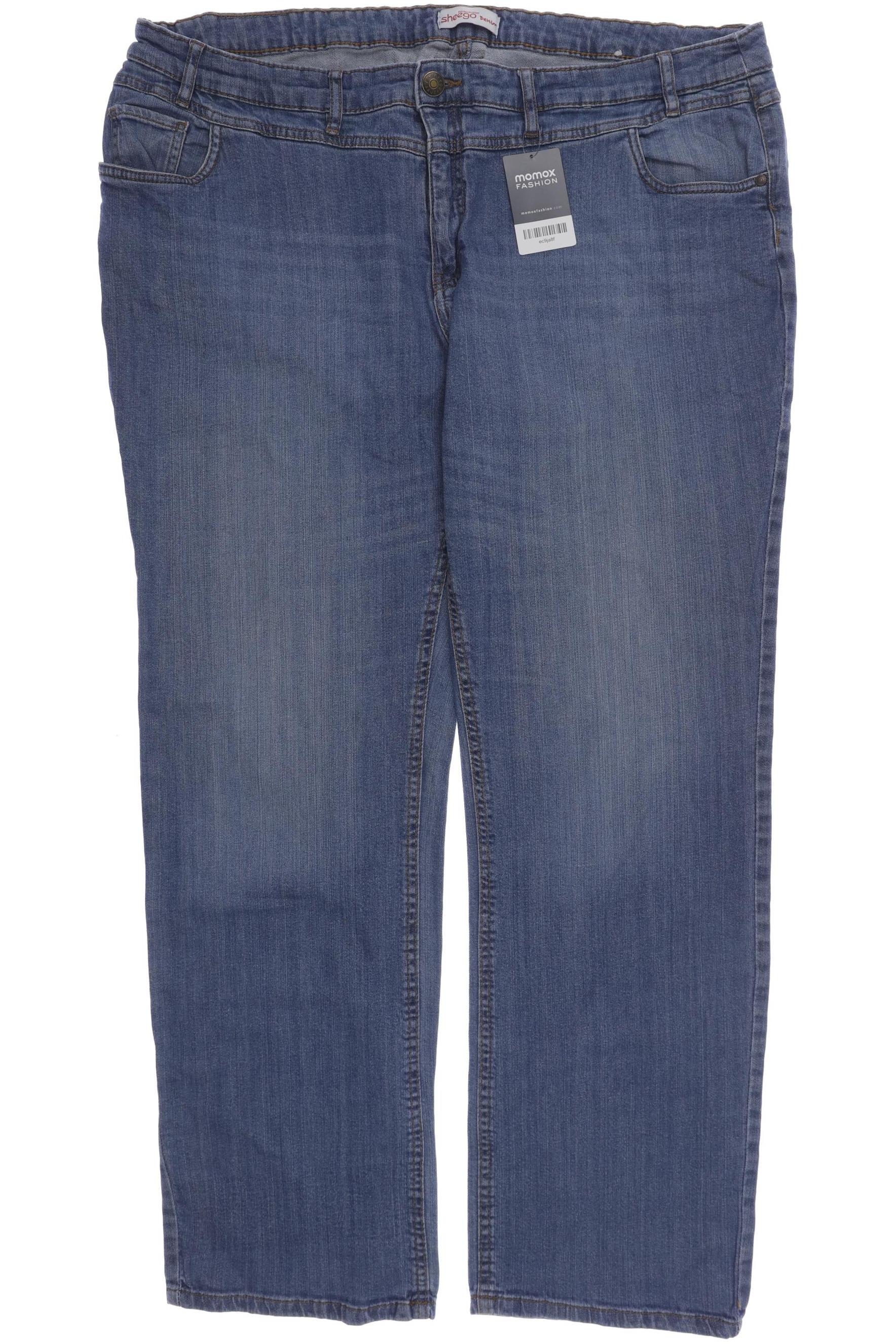 

sheego Damen Jeans, blau