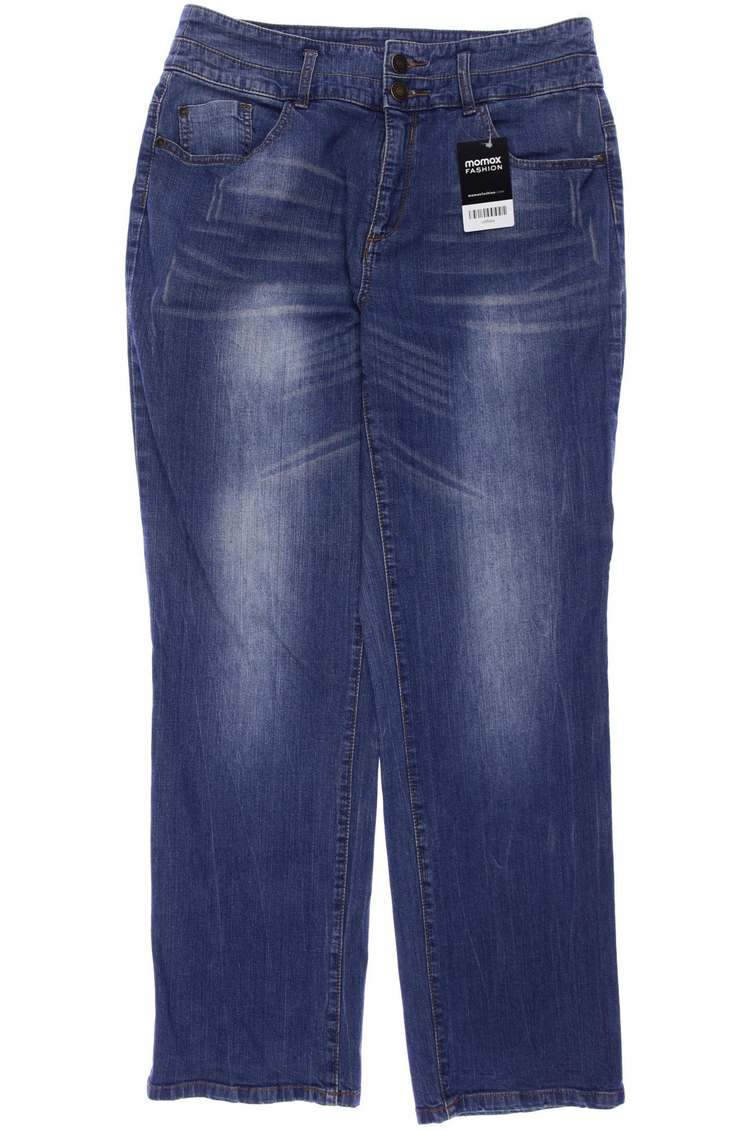 

sheego Damen Jeans, blau, Gr. 44