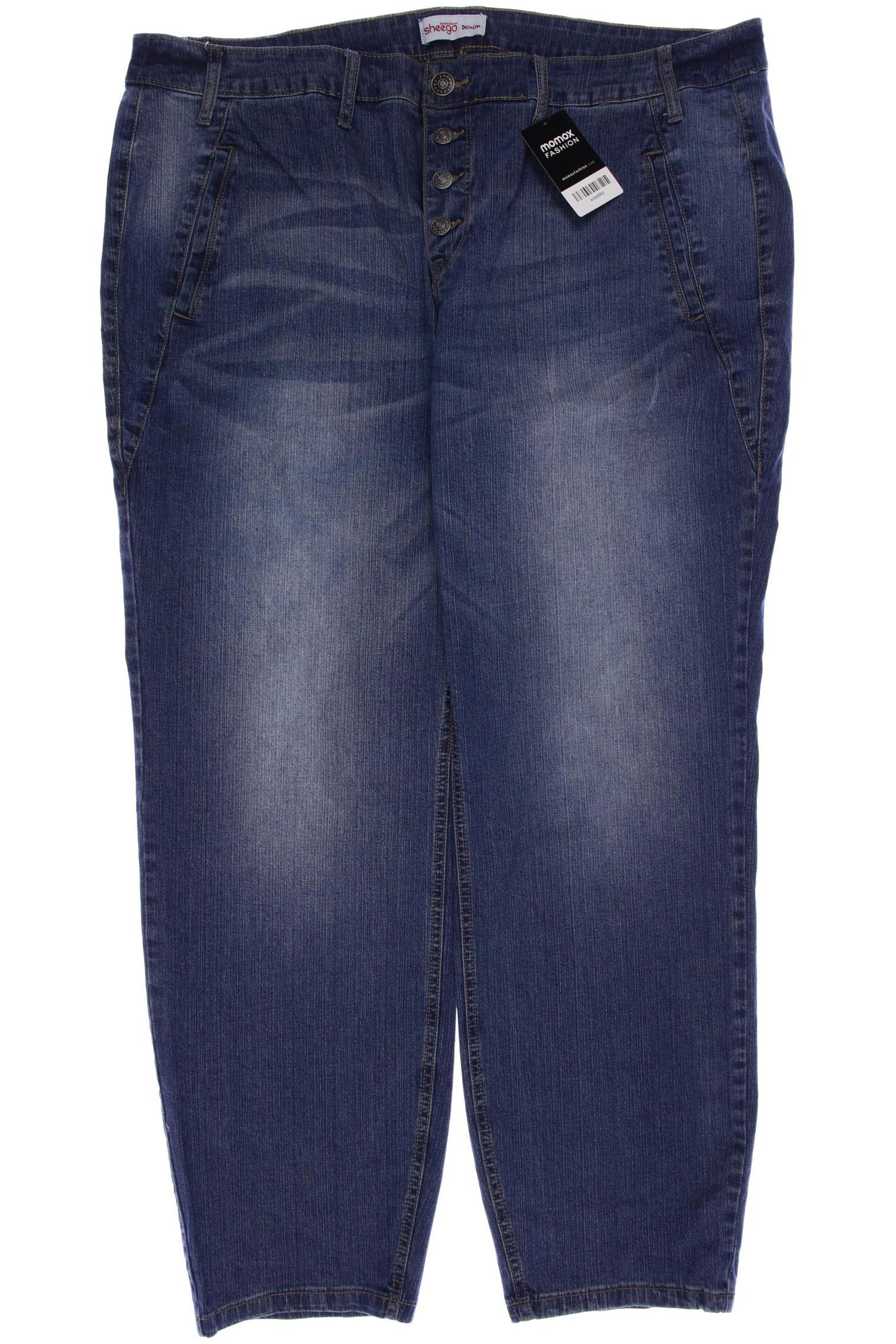 

sheego Damen Jeans, blau