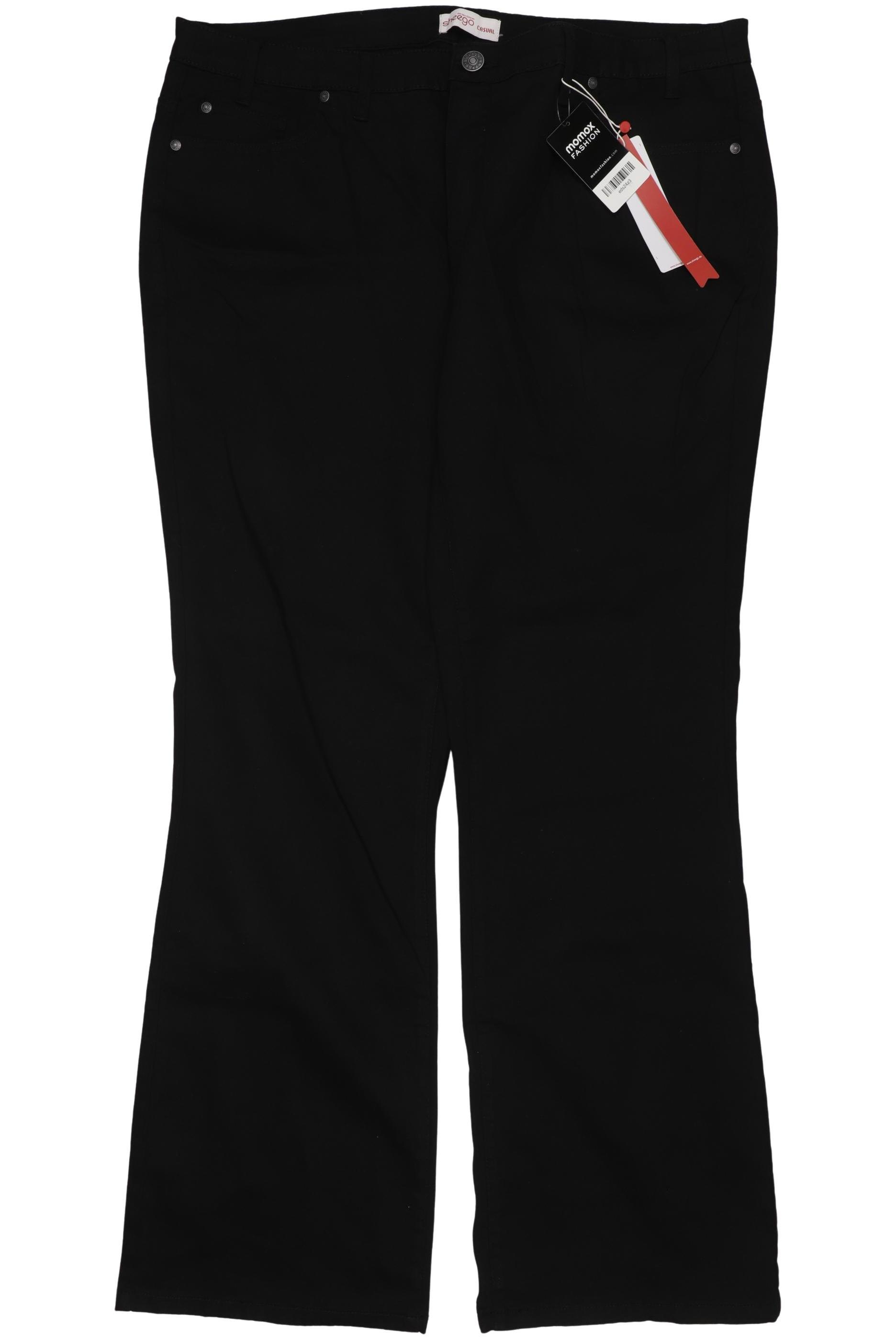 

sheego Damen Jeans, schwarz, Gr. 100