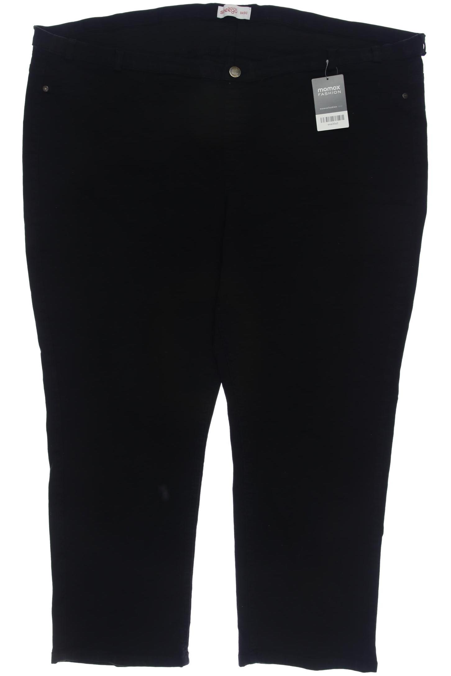 

sheego Damen Jeans, schwarz, Gr. 58