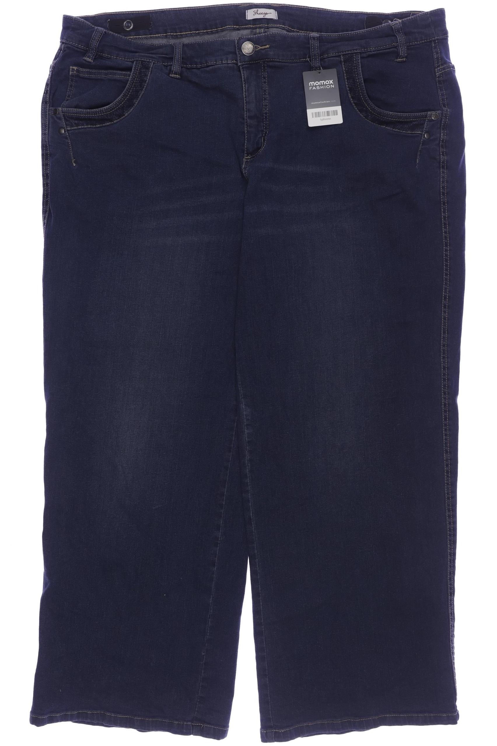 

sheego Damen Jeans, marineblau, Gr. 54