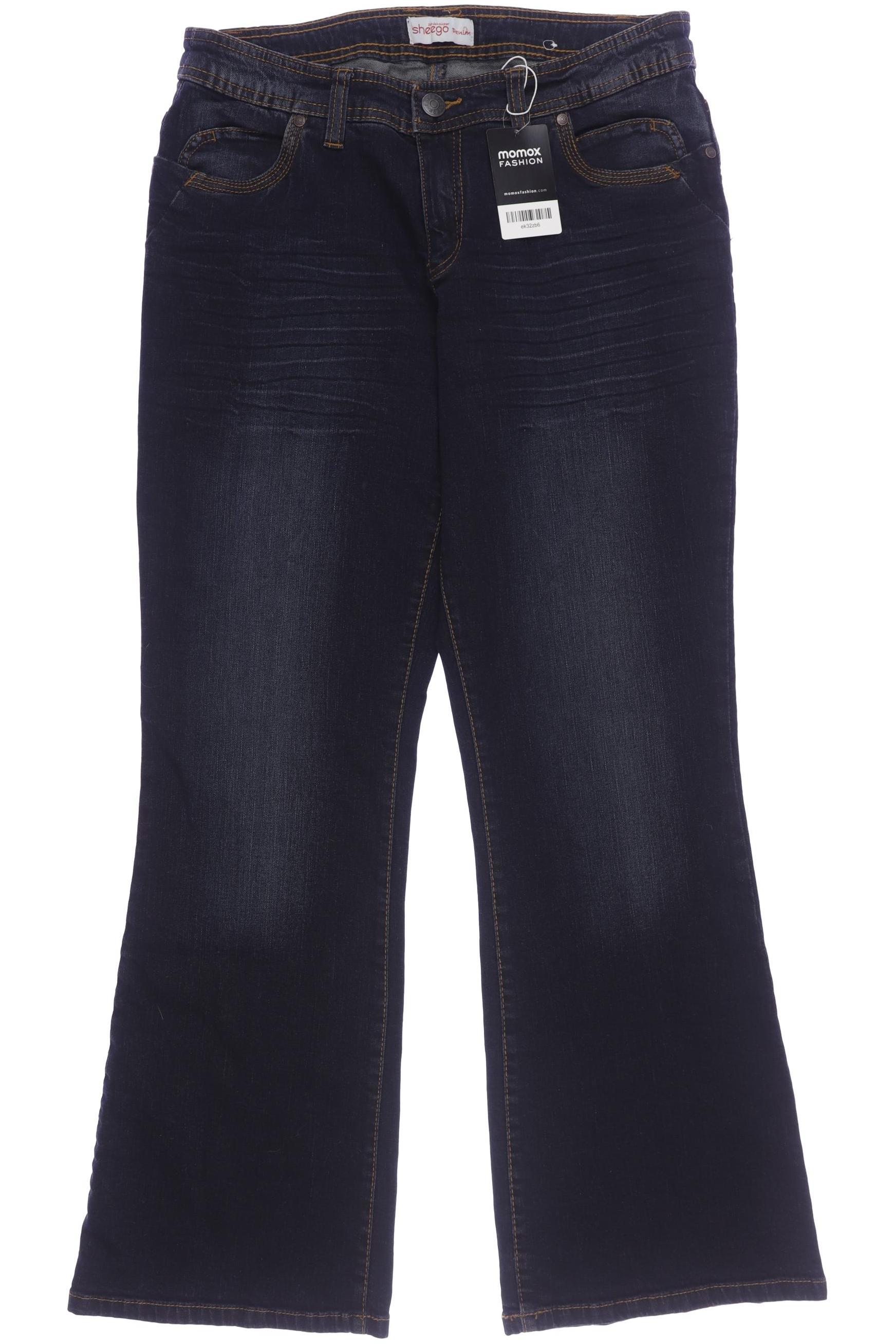 

sheego Damen Jeans, marineblau, Gr. 42