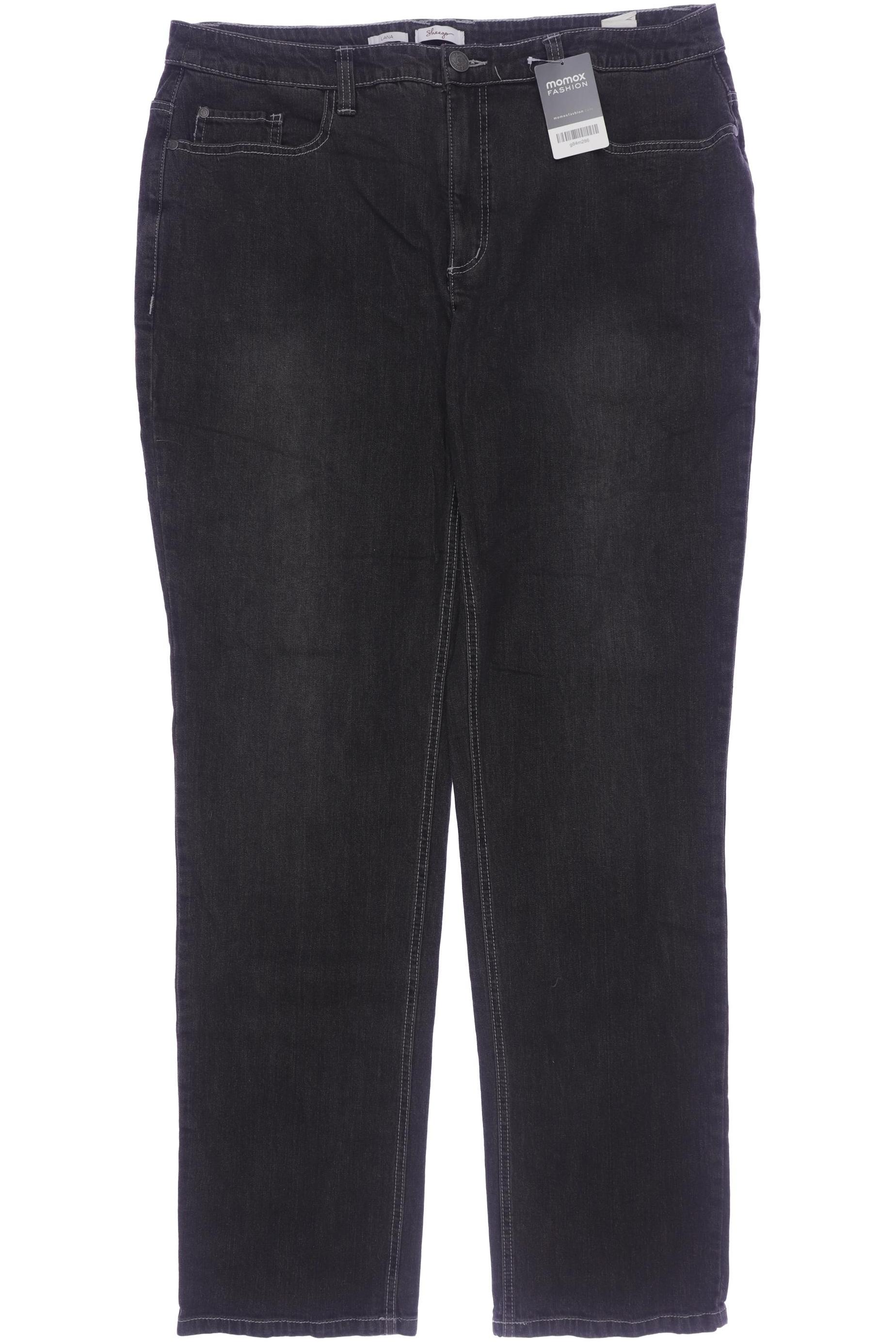 

sheego Damen Jeans, schwarz, Gr. 96