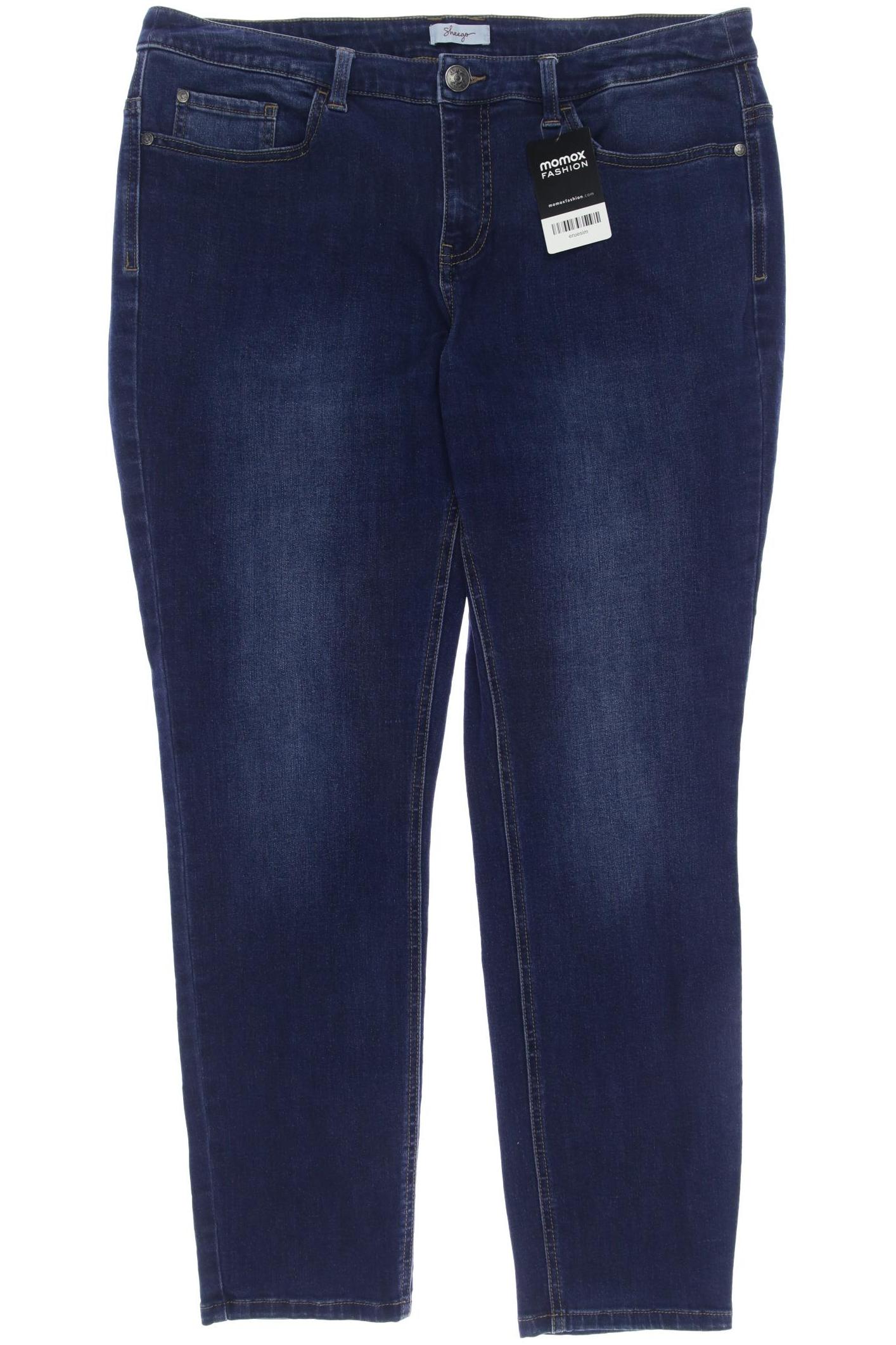 

sheego Damen Jeans, marineblau, Gr. 24