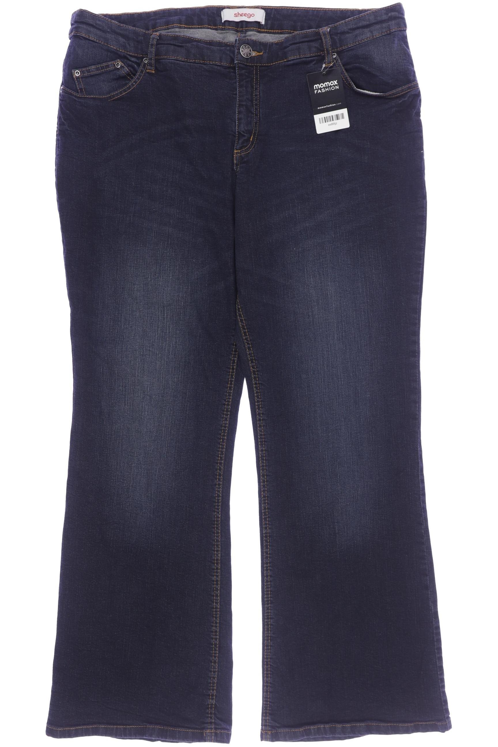 

sheego Damen Jeans, marineblau, Gr. 48